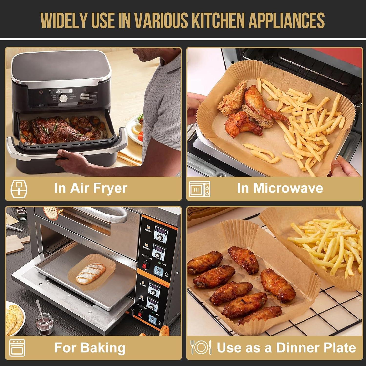 150 Forros Desechables para Freidora de Aire MMH 7QT/11QT