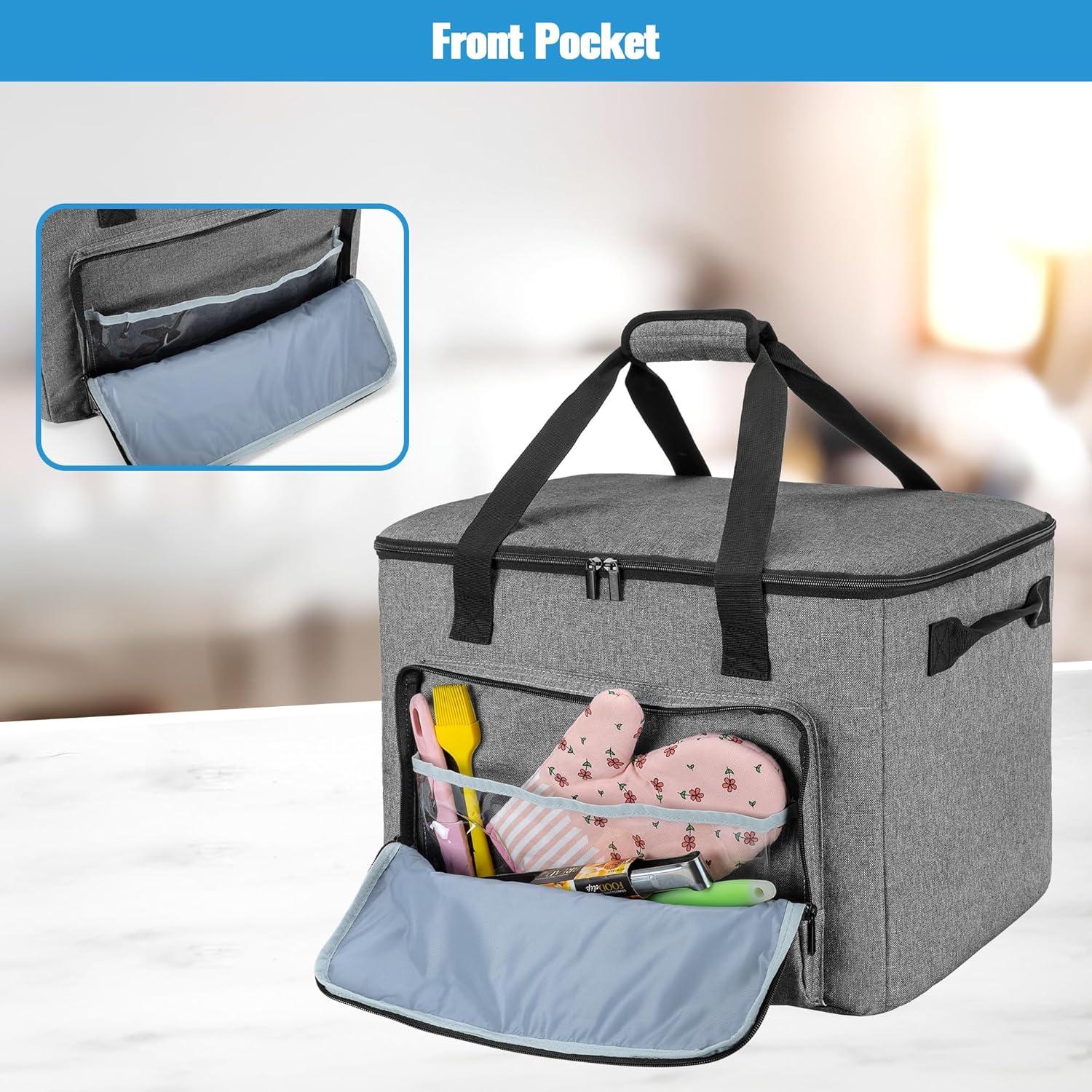 Bolsa Grande LUXJA para Ninja Possible Cooker Pro - Gris