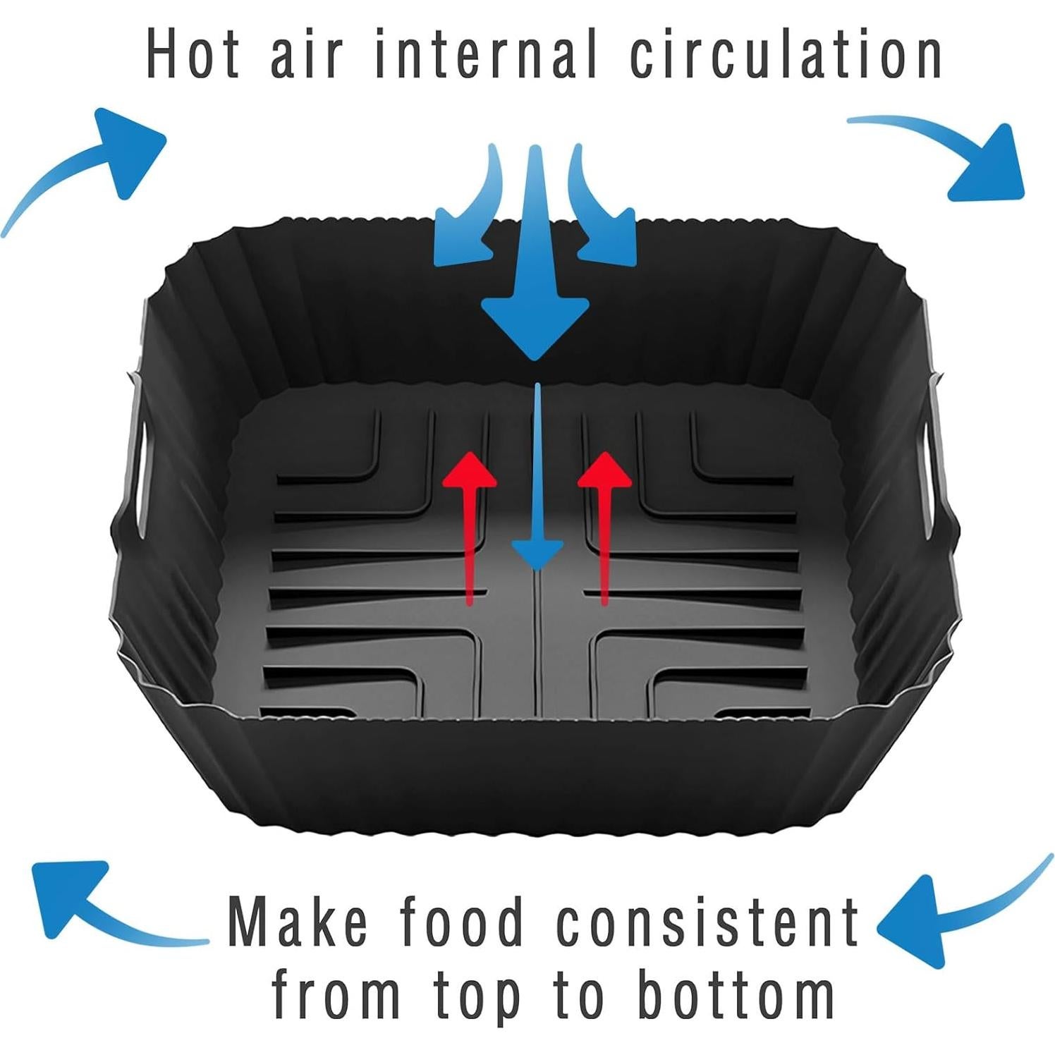 Juego de 7 Accesorios para Freidora de Aire Ninja Pro XL 6.5 QT