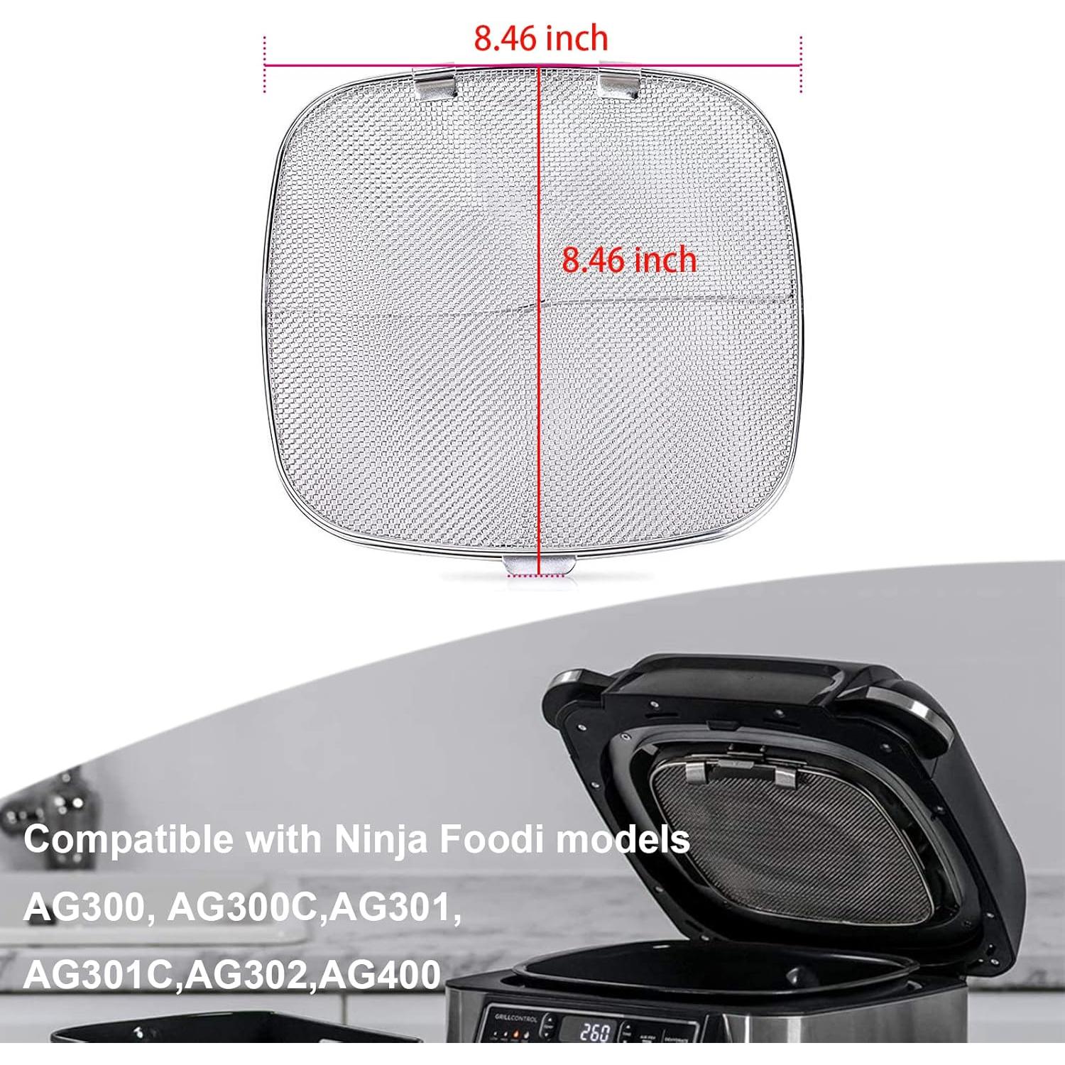 Protector de Salpicaduras Acero Inoxidable Ninja Foodi 2PCS