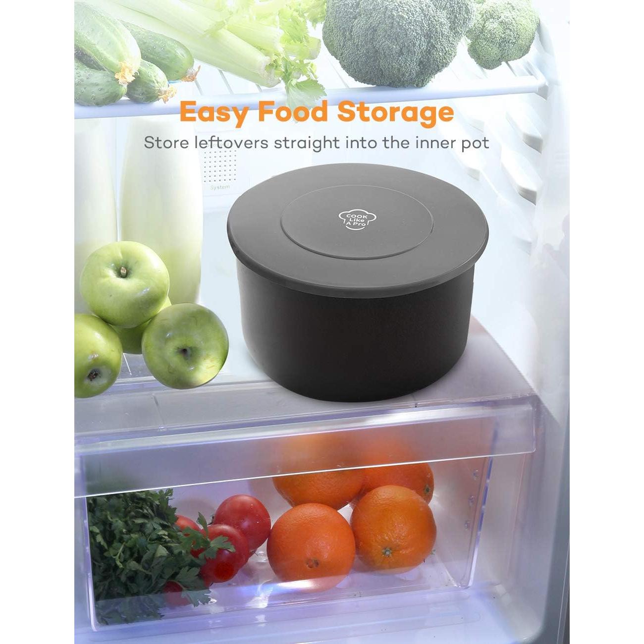 Tapa de Silicona para Olla Ninja Foodi 6.5 y 8 Qt Gris