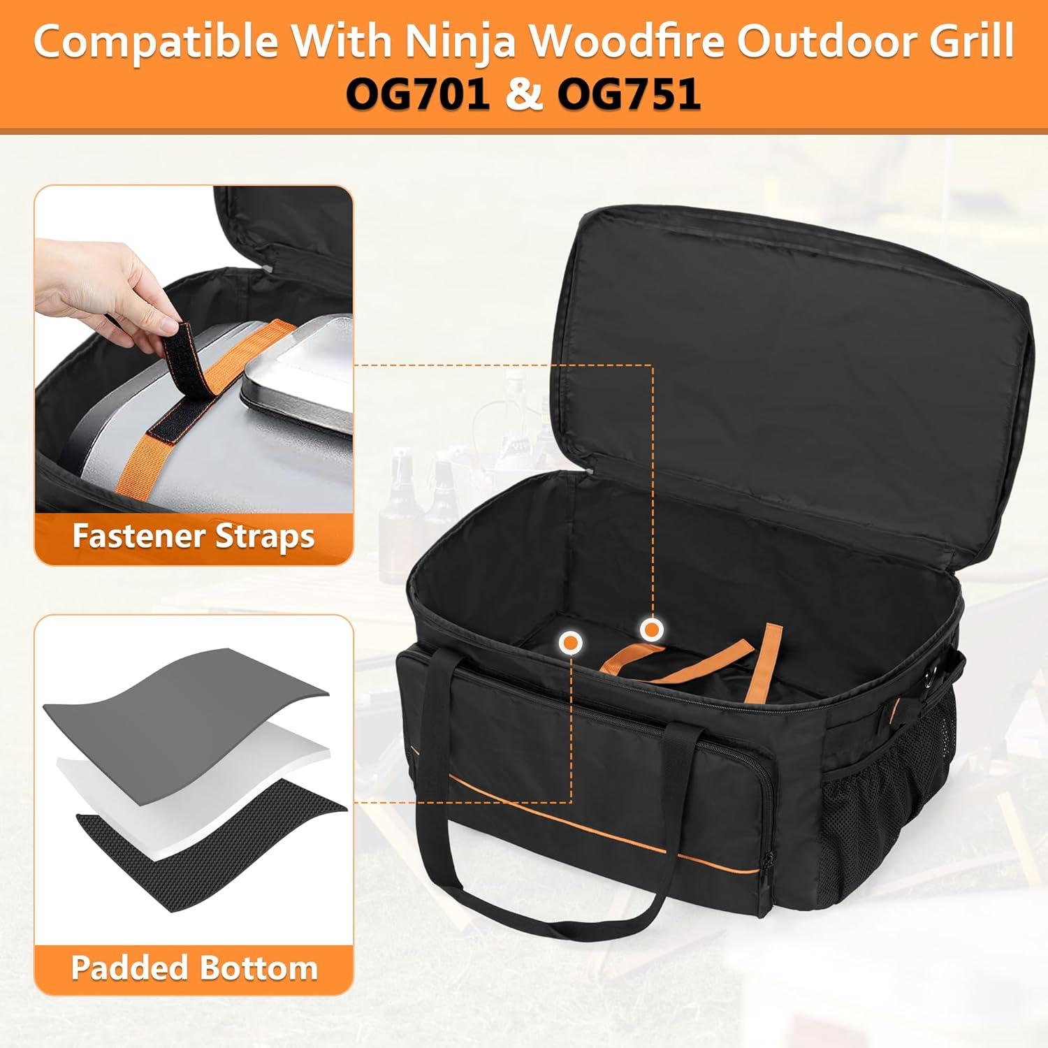 Bolsa de Transporte HODRANT para Parrilla Ninja Woodfire OG701 OG751