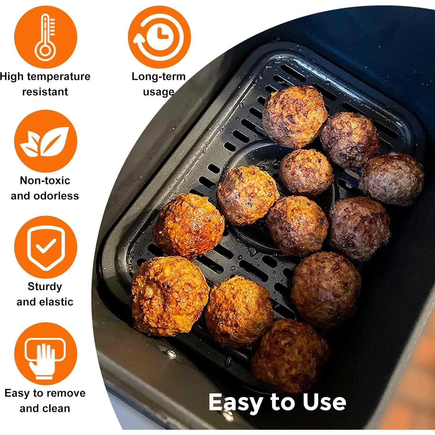 Sartén para Freír al Aire Ninja Foodi 6QT 8QT Acero Inoxidable