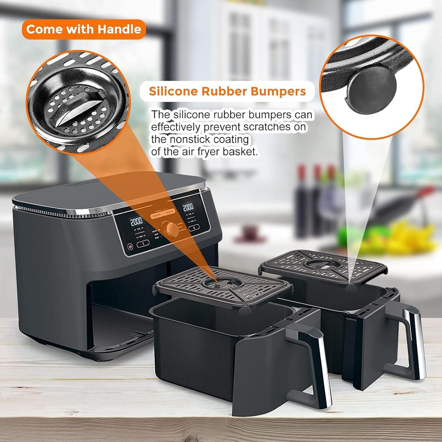 Sartén para Freír al Aire Ninja Foodi 6QT 8QT Acero Inoxidable