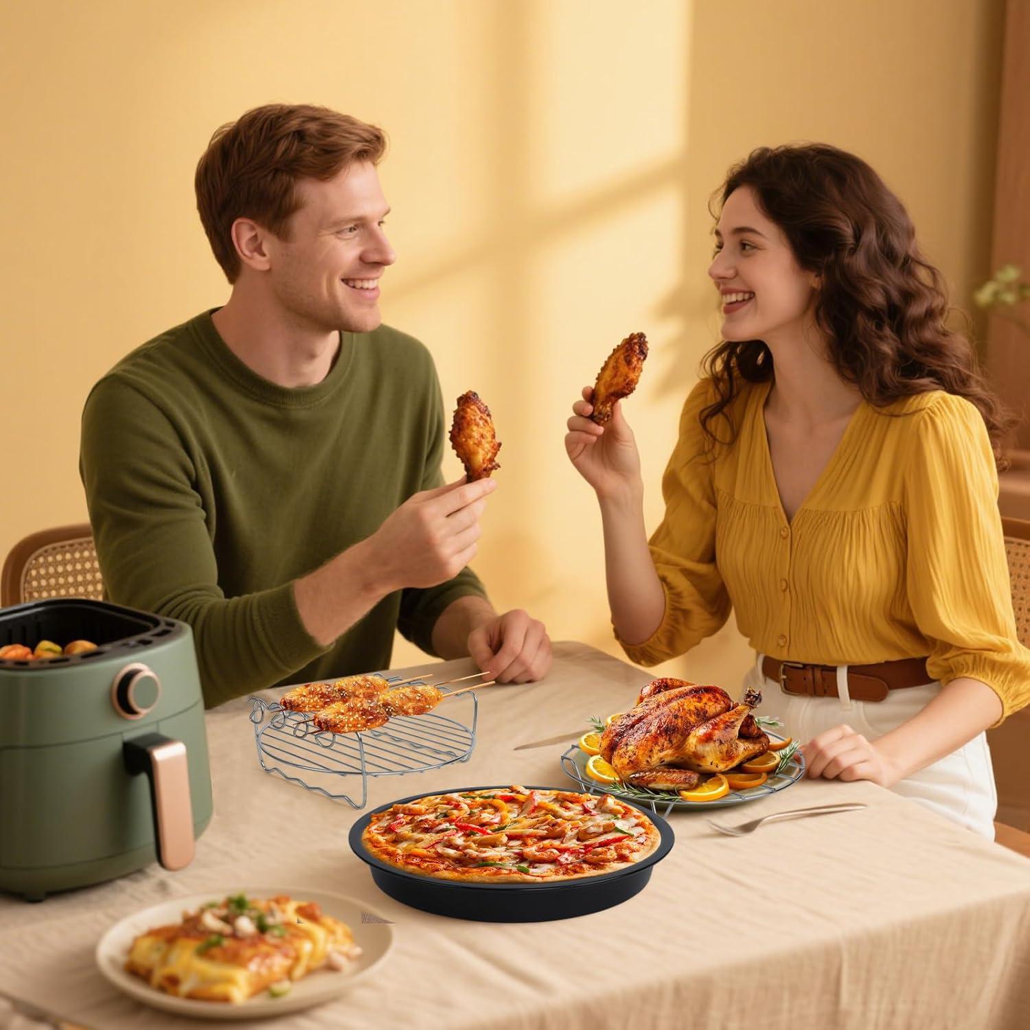 Kit de Accesorios para Freidora de Aire YuxingK 12 Piezas 4-6QT