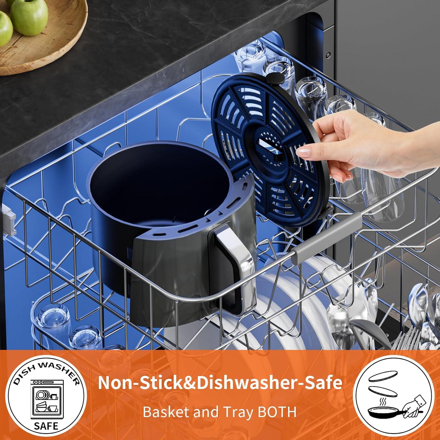 Cesta y bandeja de freidora Ninja AF150 AF161 5.5 Qt