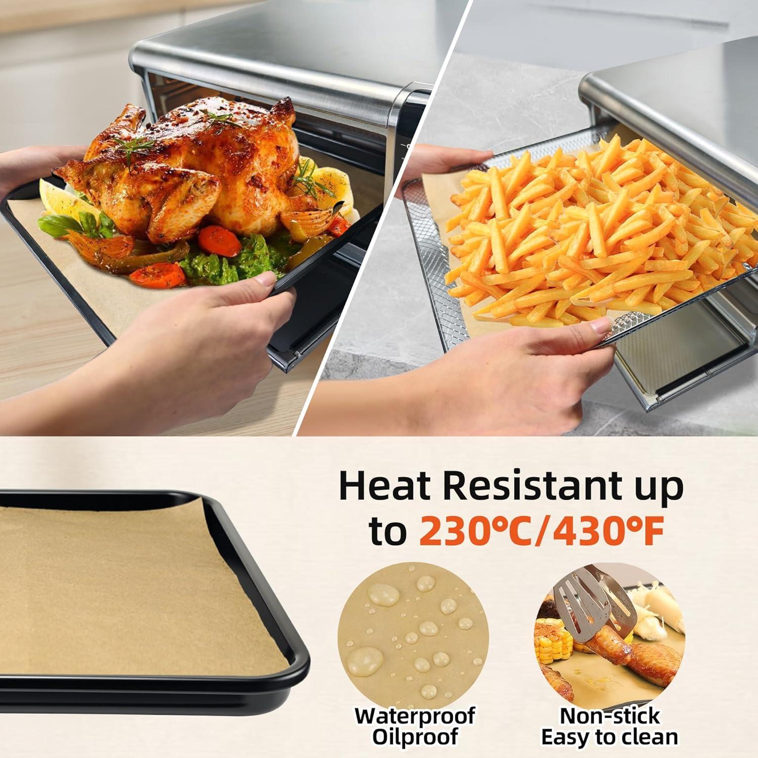 Paquete de 4 forros y 100 papeles para horno Ninja Foodi