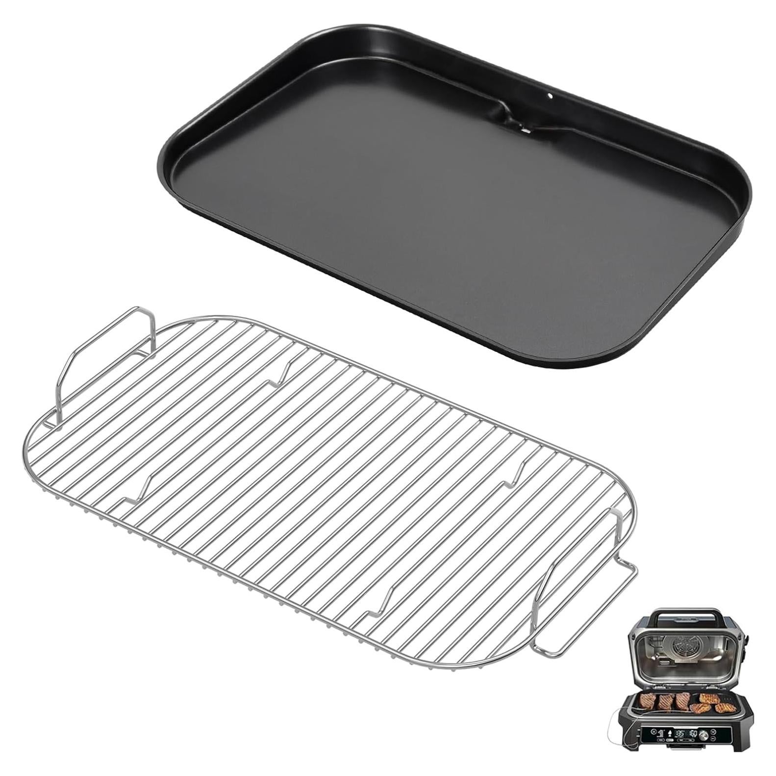 Placa de Plancha y Estante para Humo SafBbcue Ninja Woodfire XL