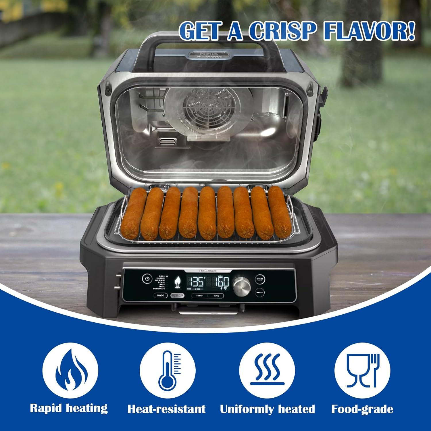 Placa de Plancha y Estante para Humo SafBbcue Ninja Woodfire XL