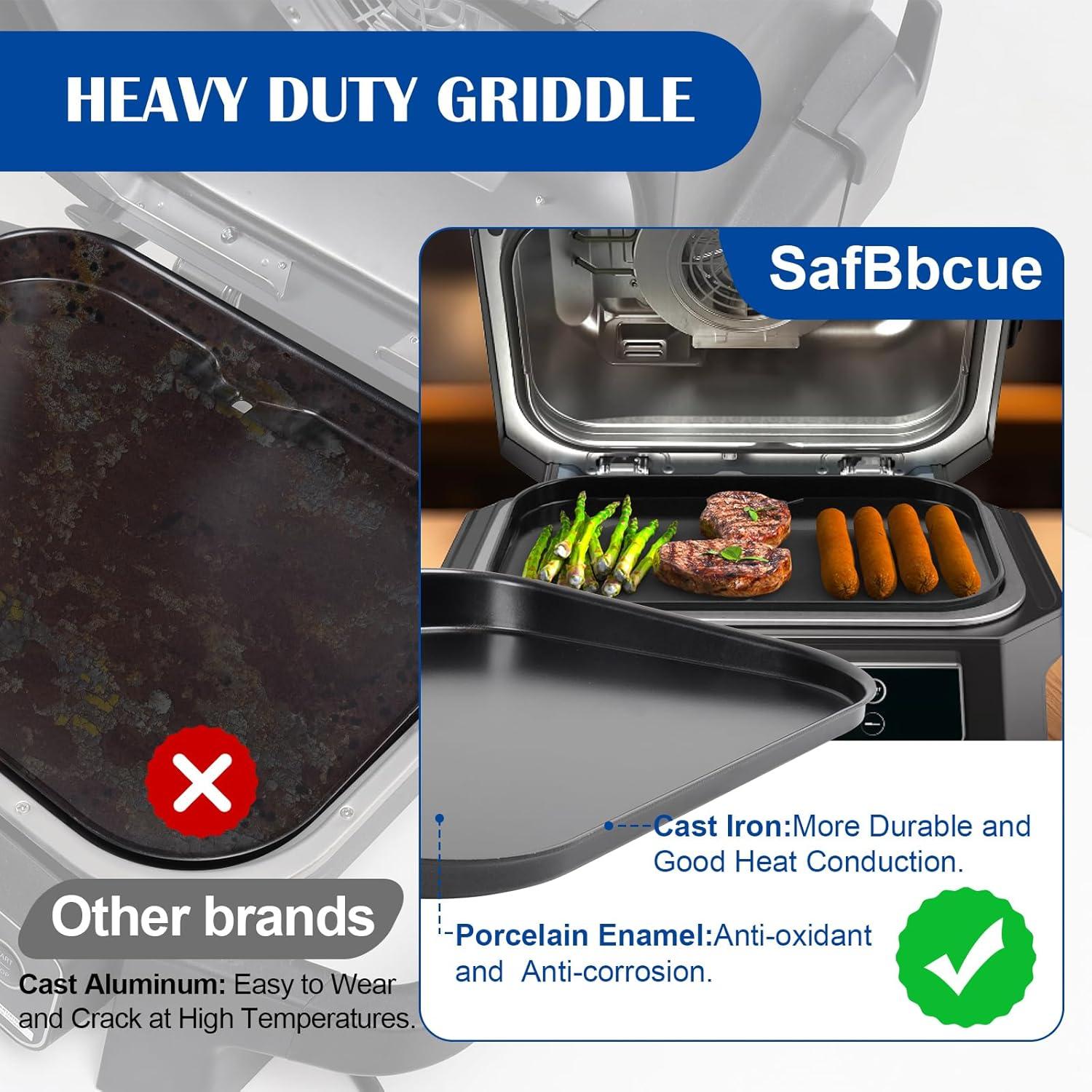 Placa de Plancha y Estante para Humo SafBbcue Ninja Woodfire XL