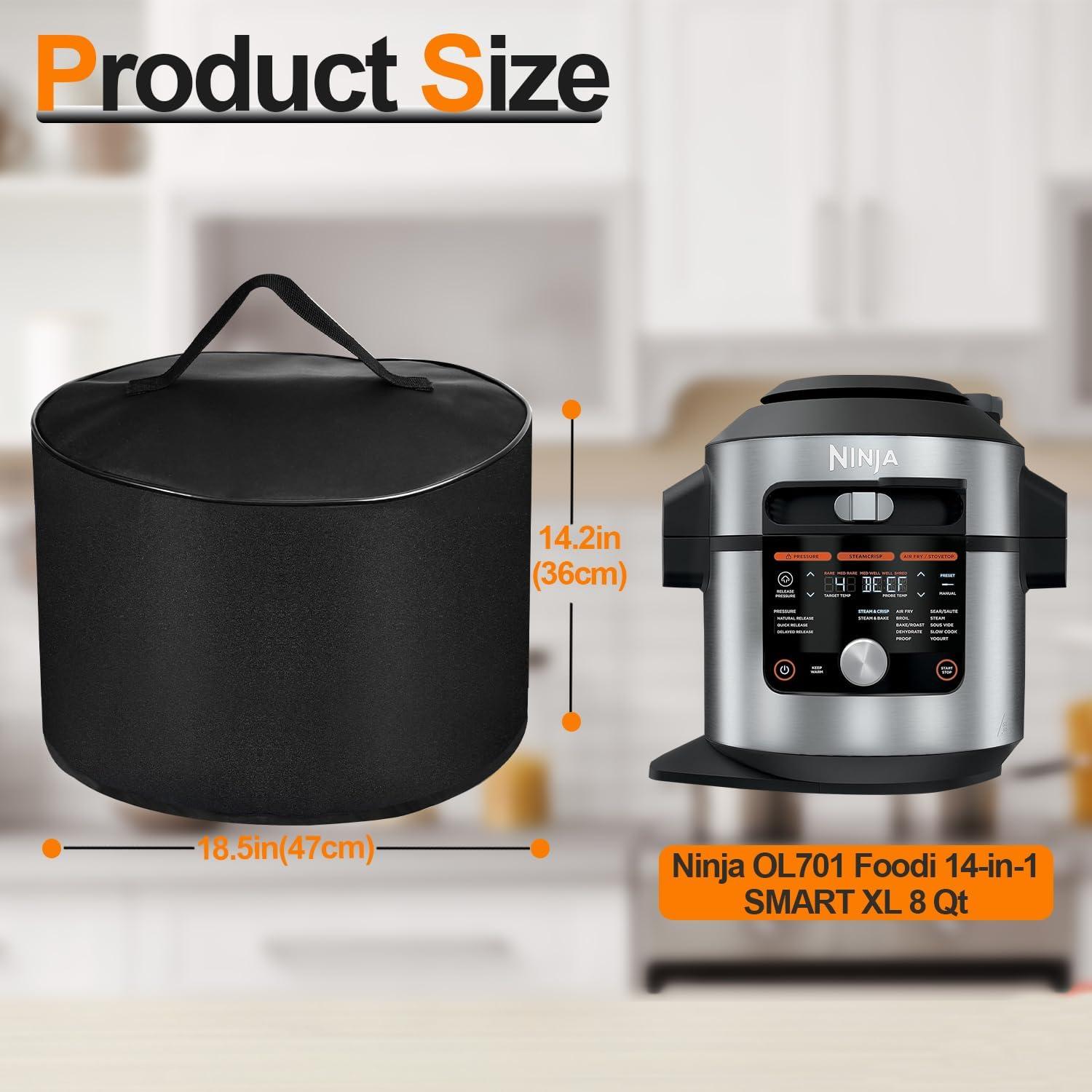 Cubierta de Polvo para Olla de Presión Ninja OL701 8 Qt Nylon 600D