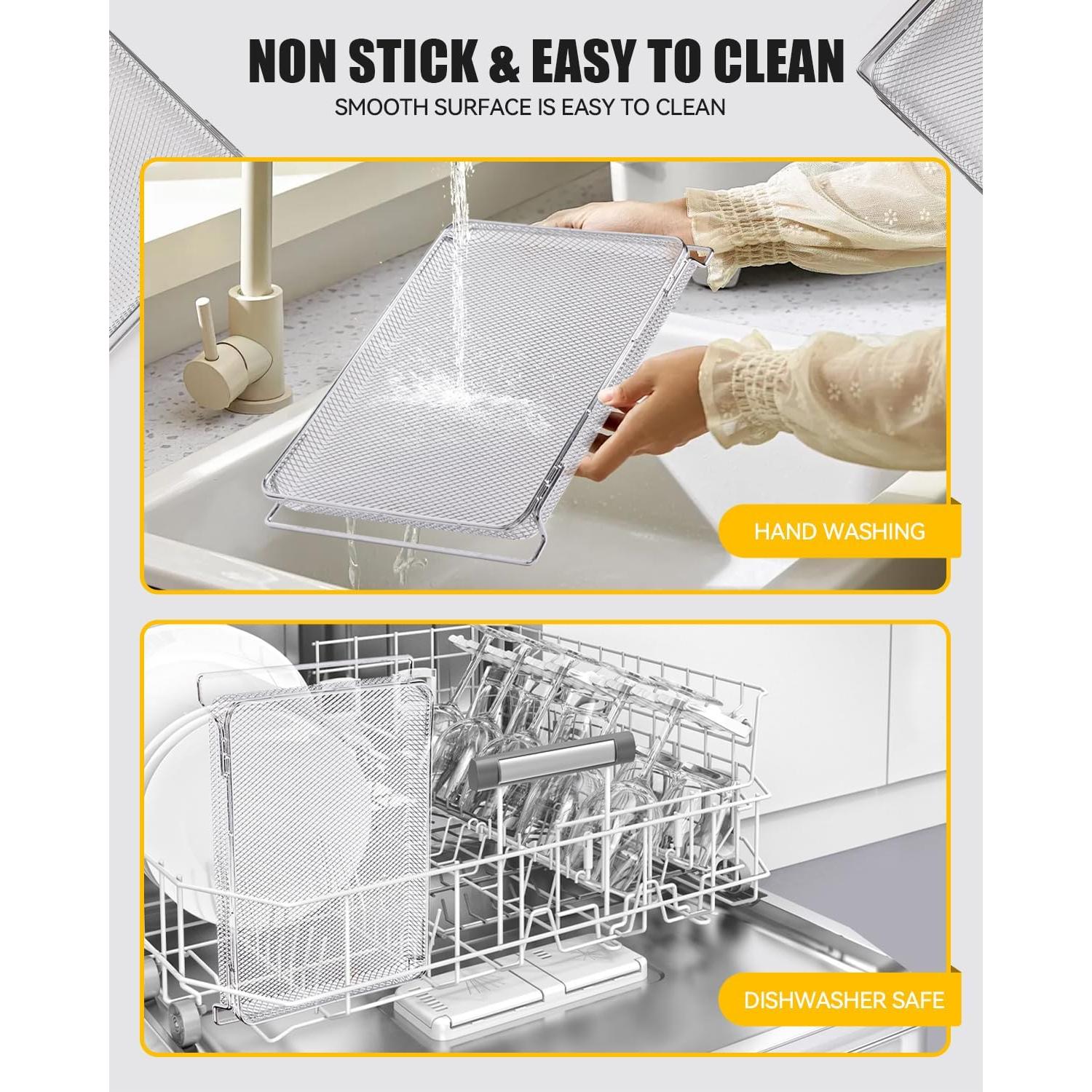 Cesta de Horno de Acero Inoxidable MMH para Ninja Foodi DT201/DT251/DT551