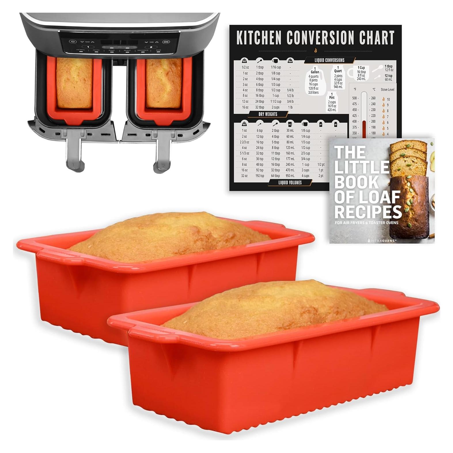 Moldes de Silicona para Pan INFRAOVENS para Ninja Foodi 8qt