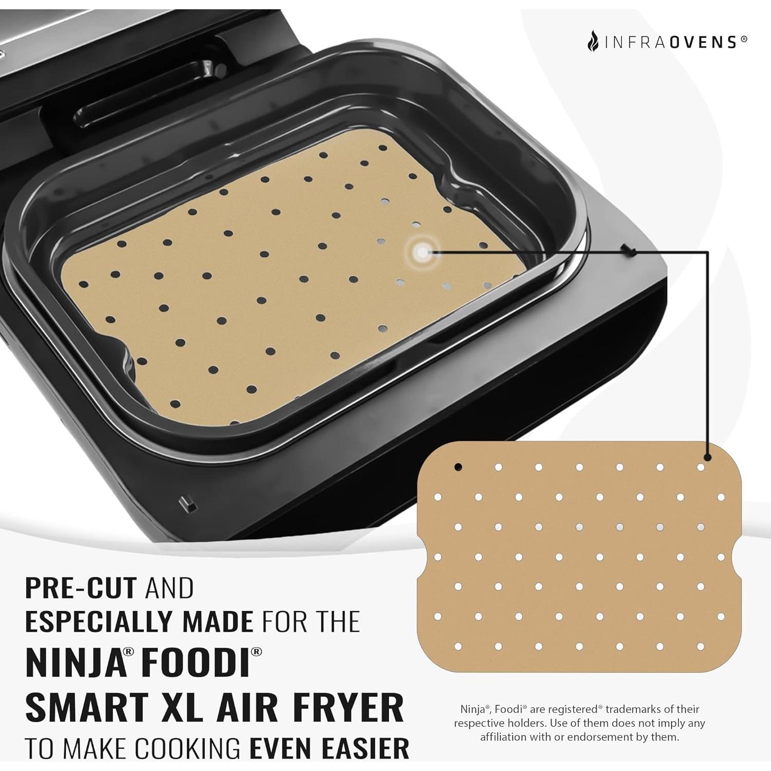 Forros de papel pergamino sin blanquear INFRAOVENS 100 piezas