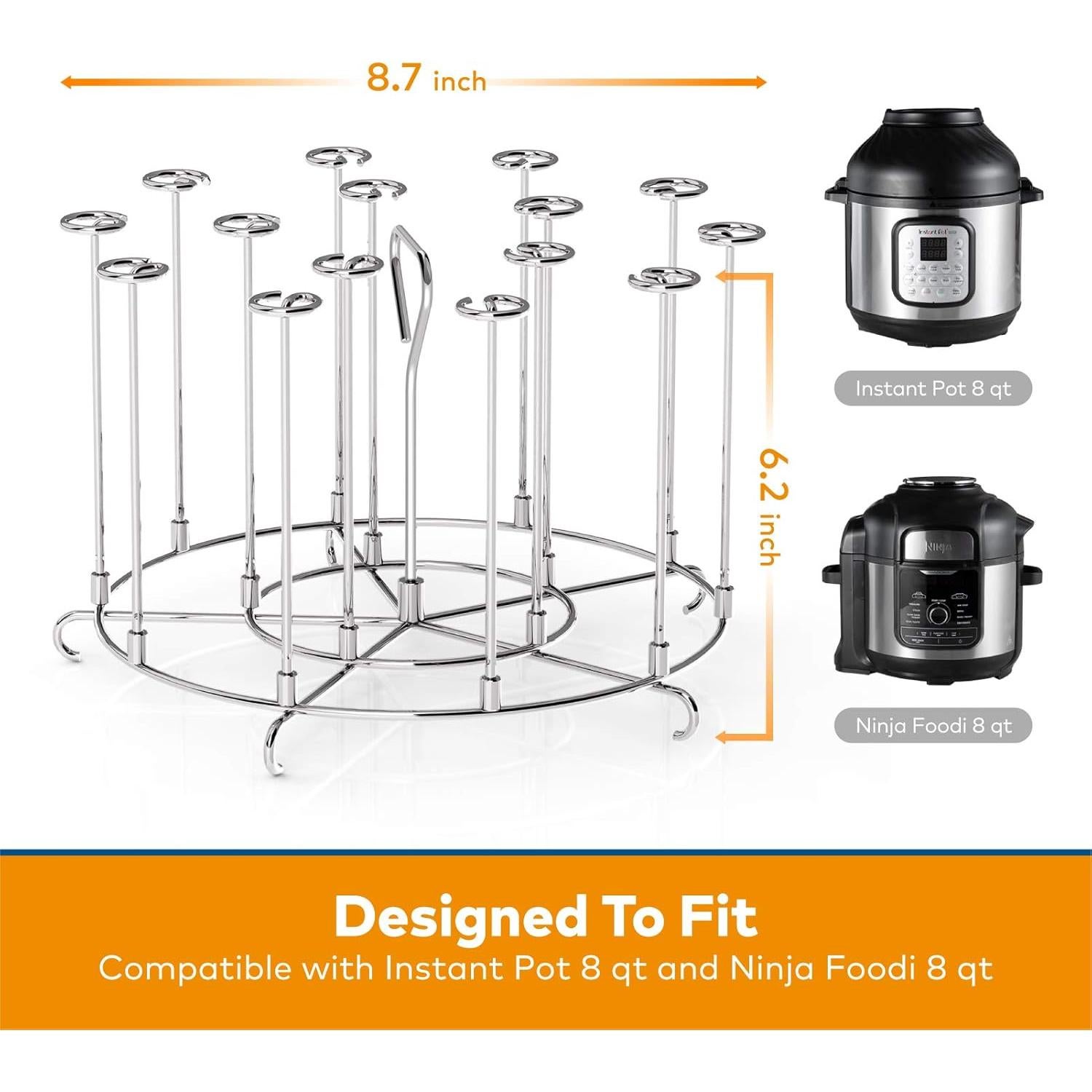 Soporte para Brochetas Goldlion para Freidora de Aire 8 Qt