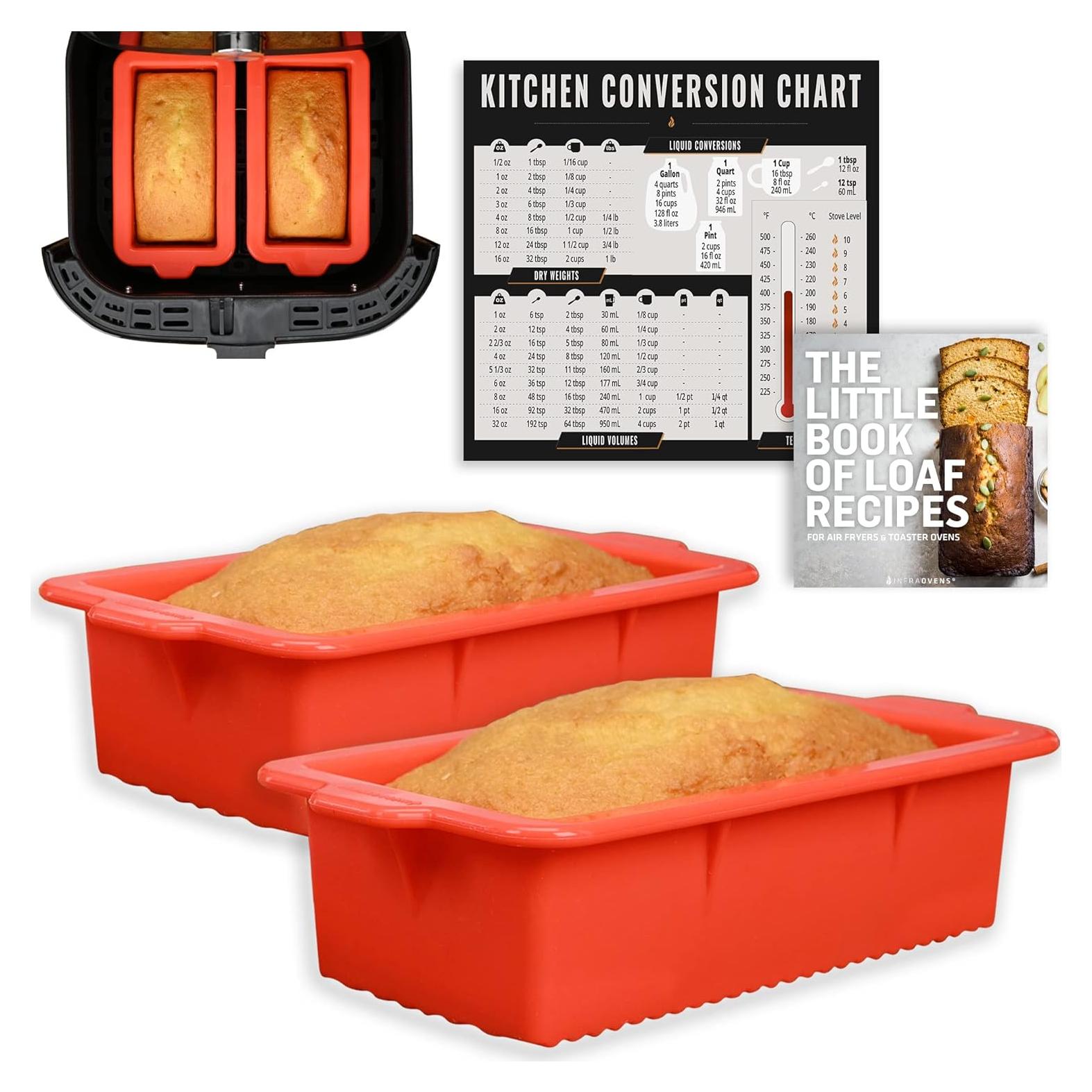 Juego de Moldes de Silicona para Pan Infraovens 20.3 cm