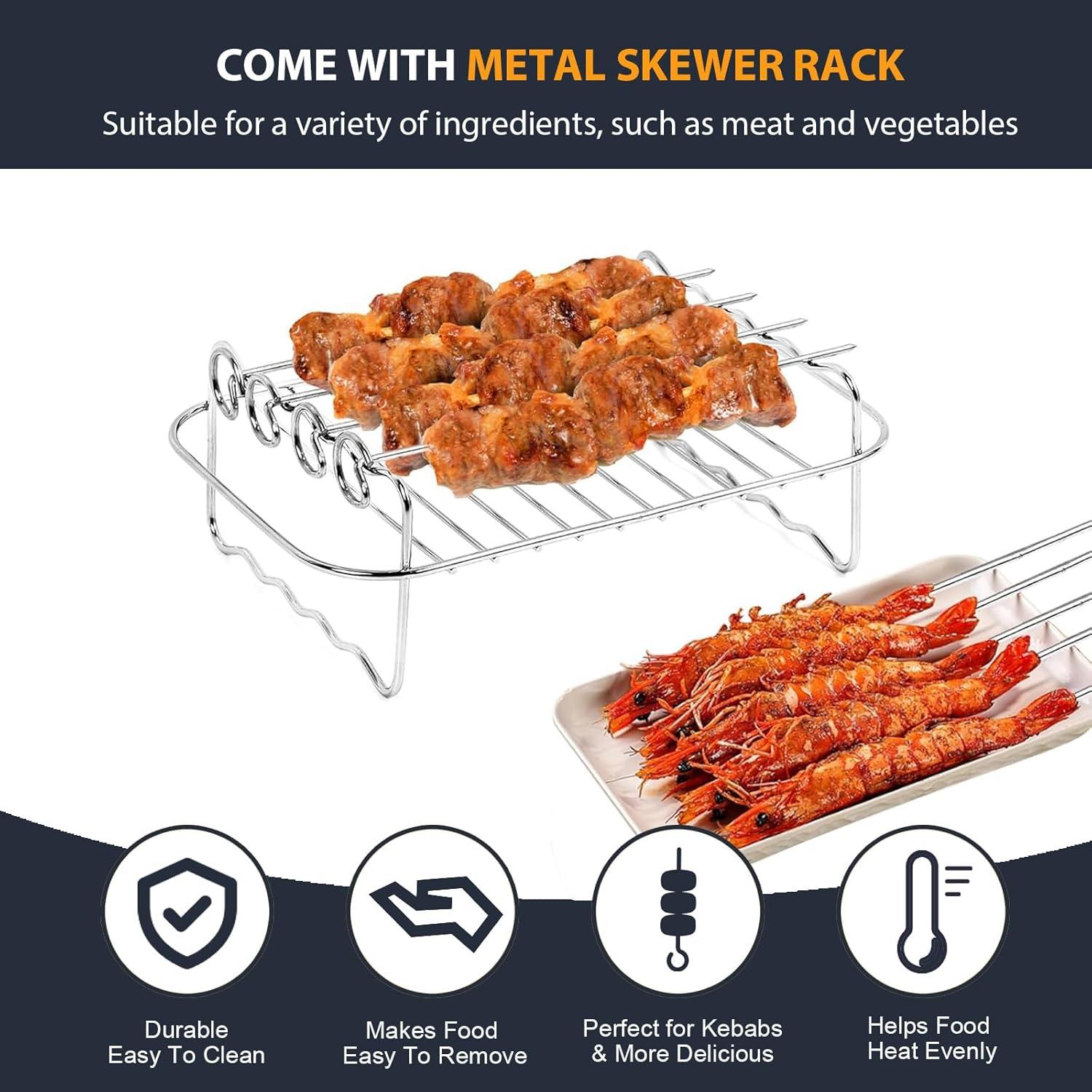 Accesorios Freidora de Aire Ninja HELLO.HELEN 8-10QT Completo