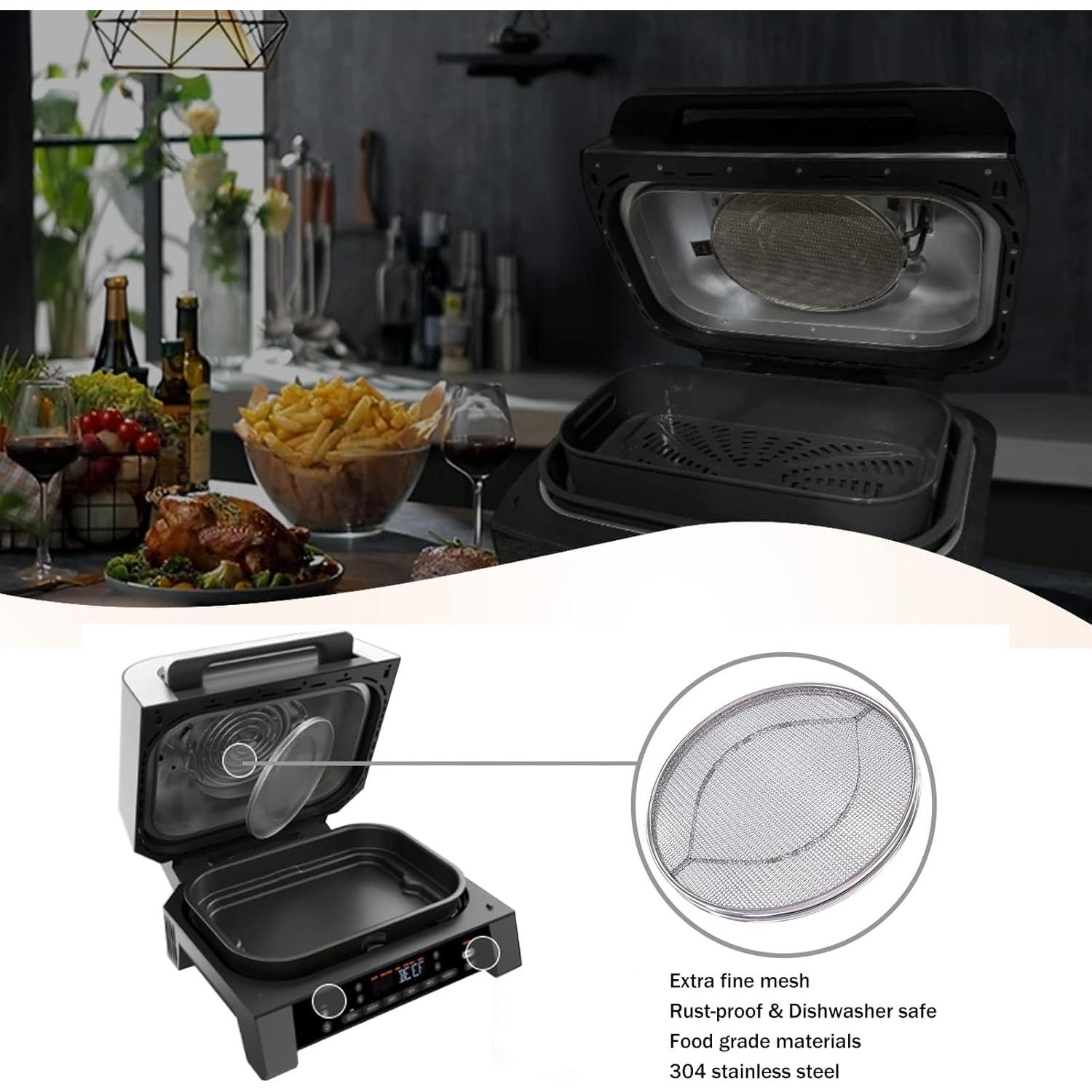 Escudo de Salpicaduras Ninja Foodi FG551 2 Piezas Acero Inoxidable