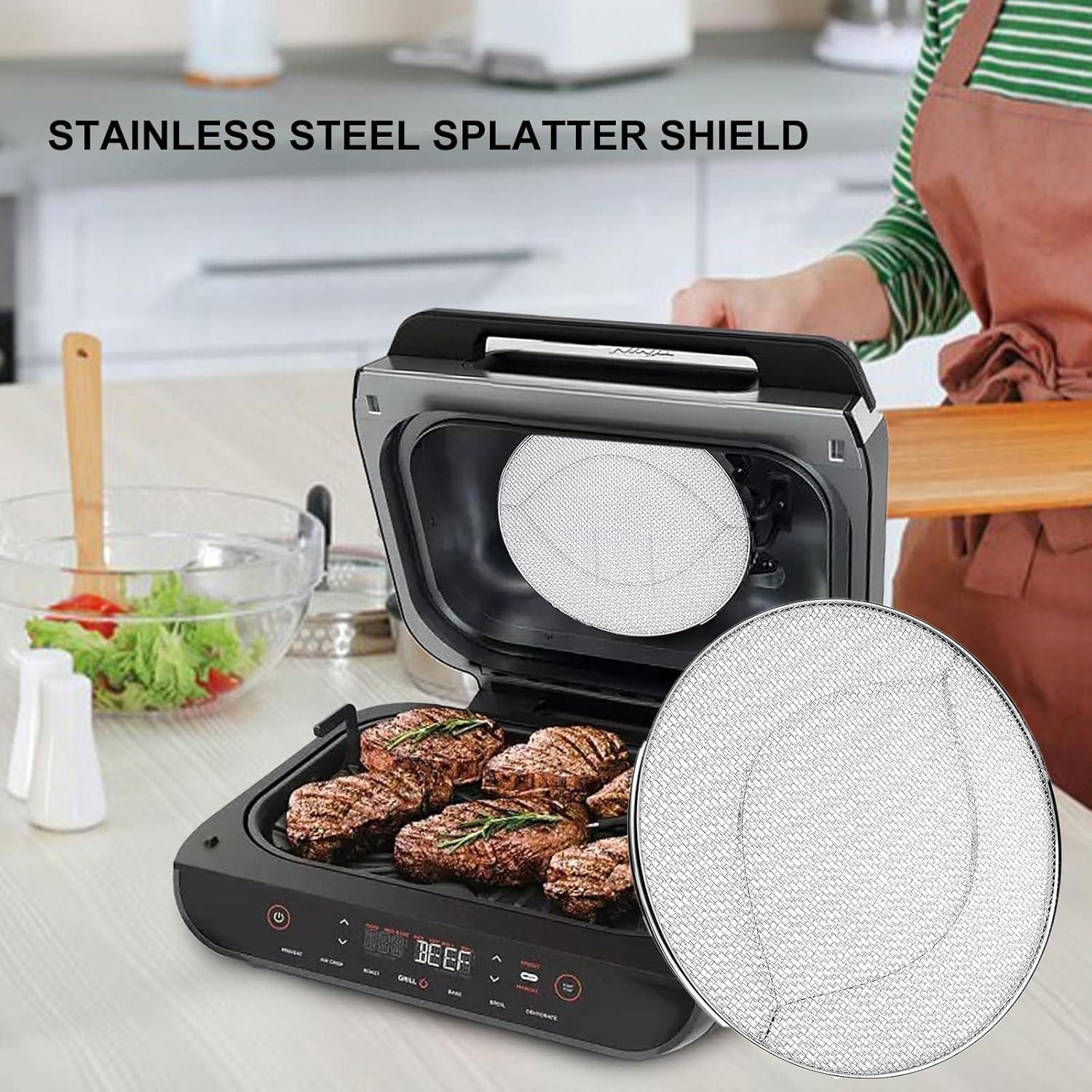 Escudo de Salpicaduras Ninja Foodi FG551 2 Piezas Acero Inoxidable