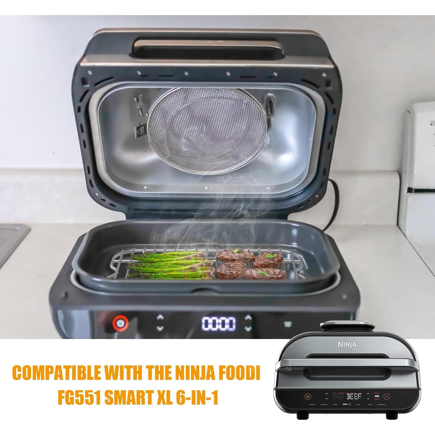 Repuesto Parrilla Acero Inoxidable Ninja Foodi FG551 29.2x19.3cm