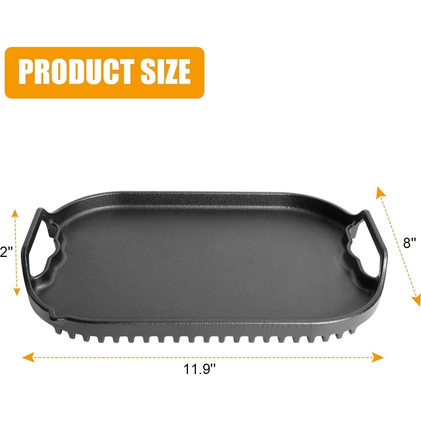 Placa de Parrilla Plana BBQ-PLUS para Ninja IG651 30.2x20.3cm