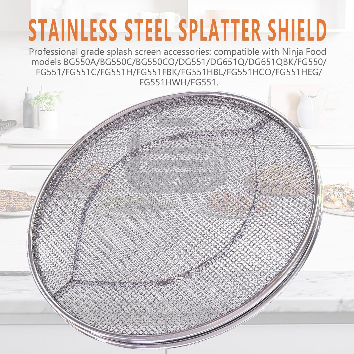 Protector Salpicaduras Acero Inoxidable Ninja Foodi FG551 2 Pcs