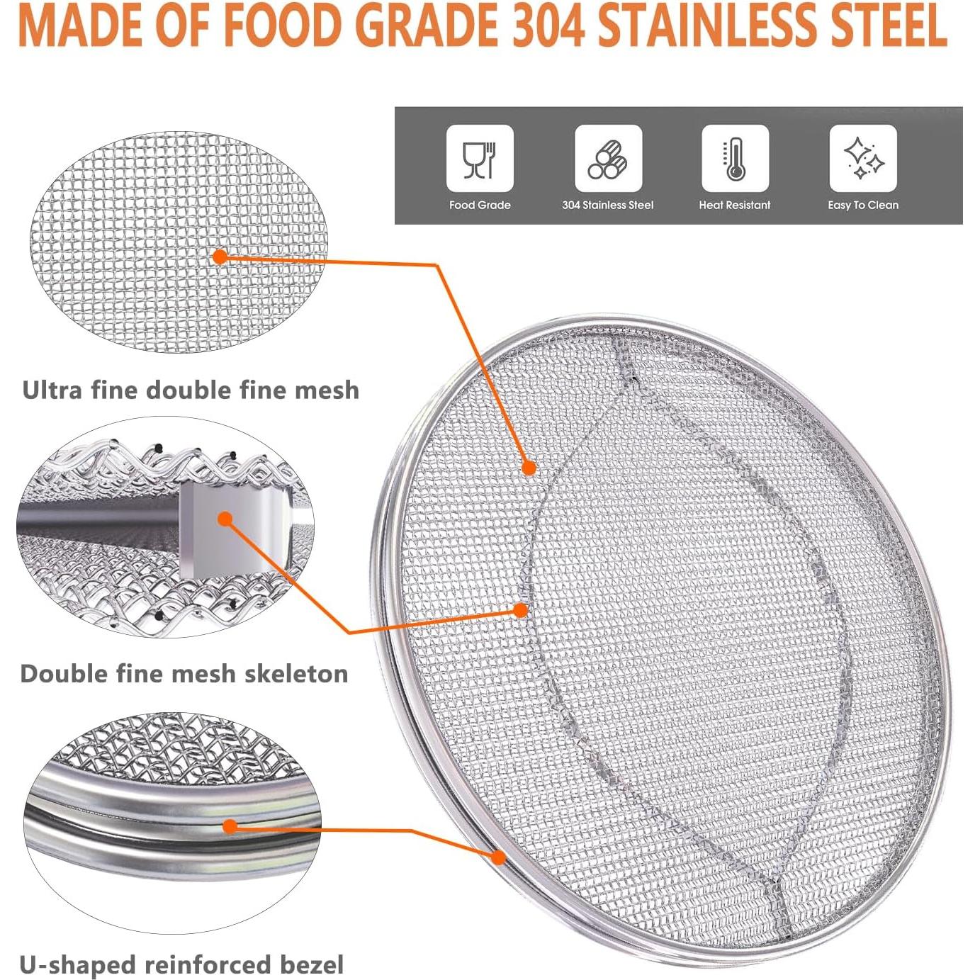 Protector Salpicaduras Acero Inoxidable Ninja Foodi FG551 2 Pcs