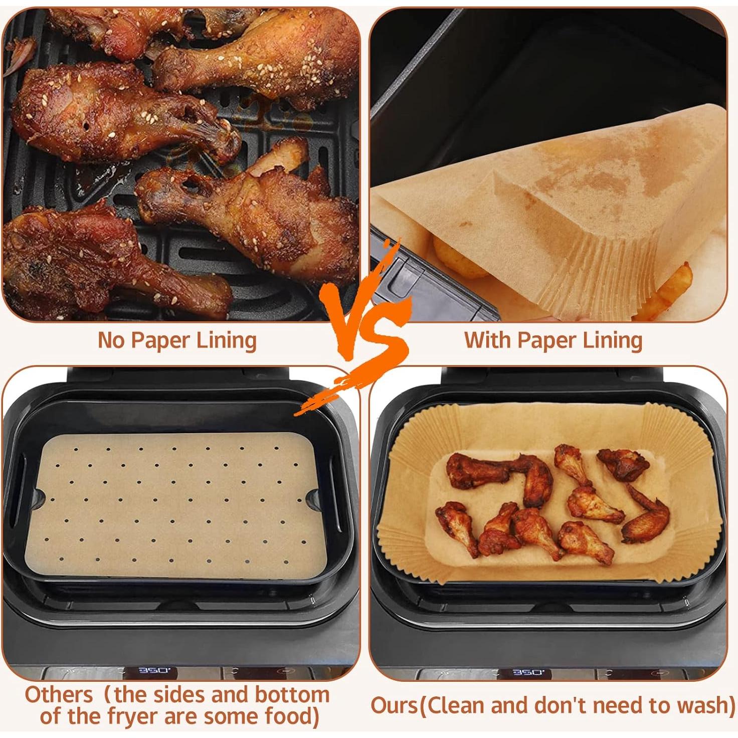 Forros desechables para freidora de aire Ninja Smart XL 120 Pcs