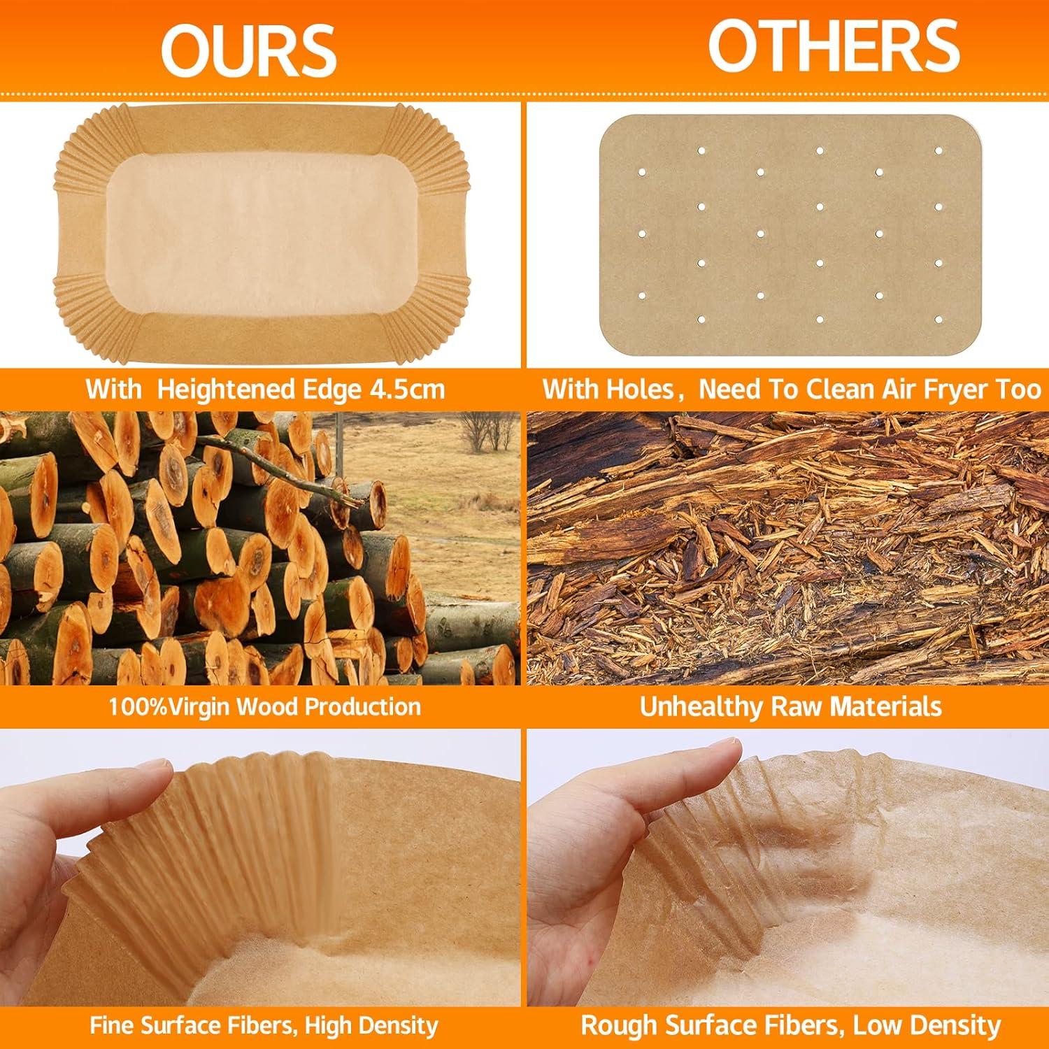 Forros desechables para freidora de aire Ninja Smart XL 120 Pcs