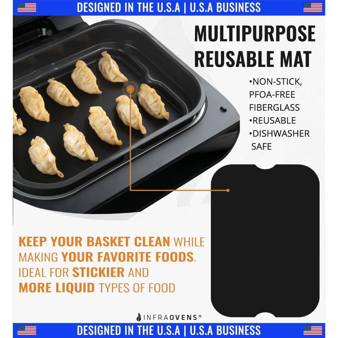 Accesorios para Freidora de Aire Ninja Foodi Smart XL - Estante y Forro Reutilizable