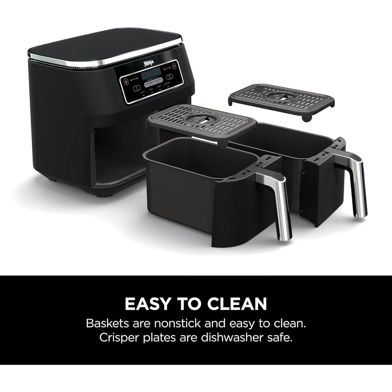 Freidora de Aire Ninja Foodi DZ100 8 Qt 4 en 1 DualZone