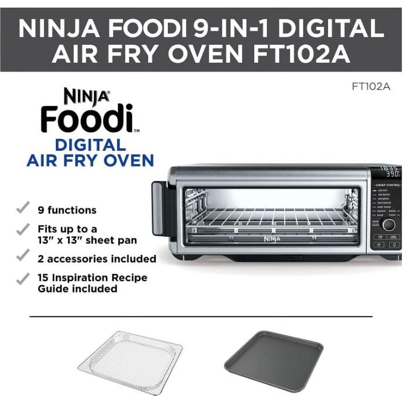 Horno Digital Multi-Funcional Ninja Foodi 9 en 1 Acero Inoxidable