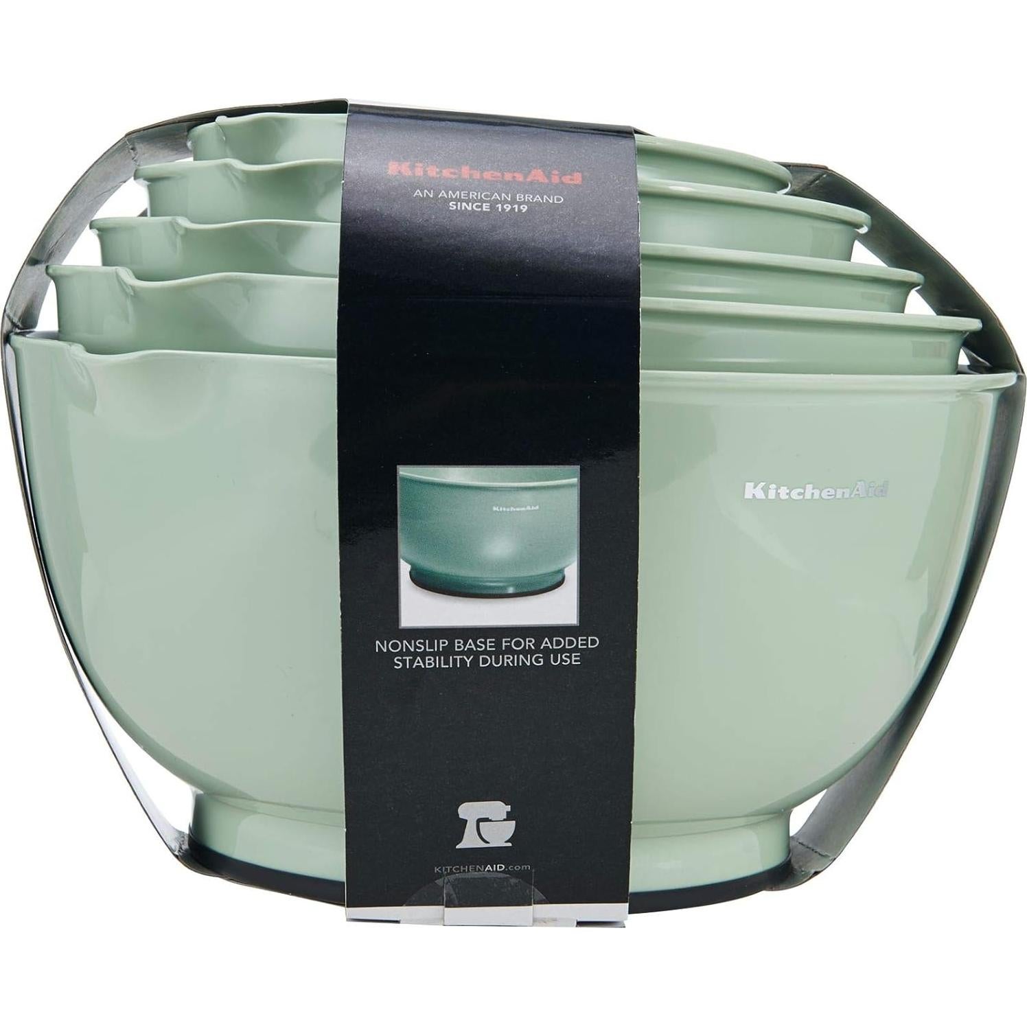 Juego de Cuencos de Mezcla KitchenAid 5 Piezas Pistacho
