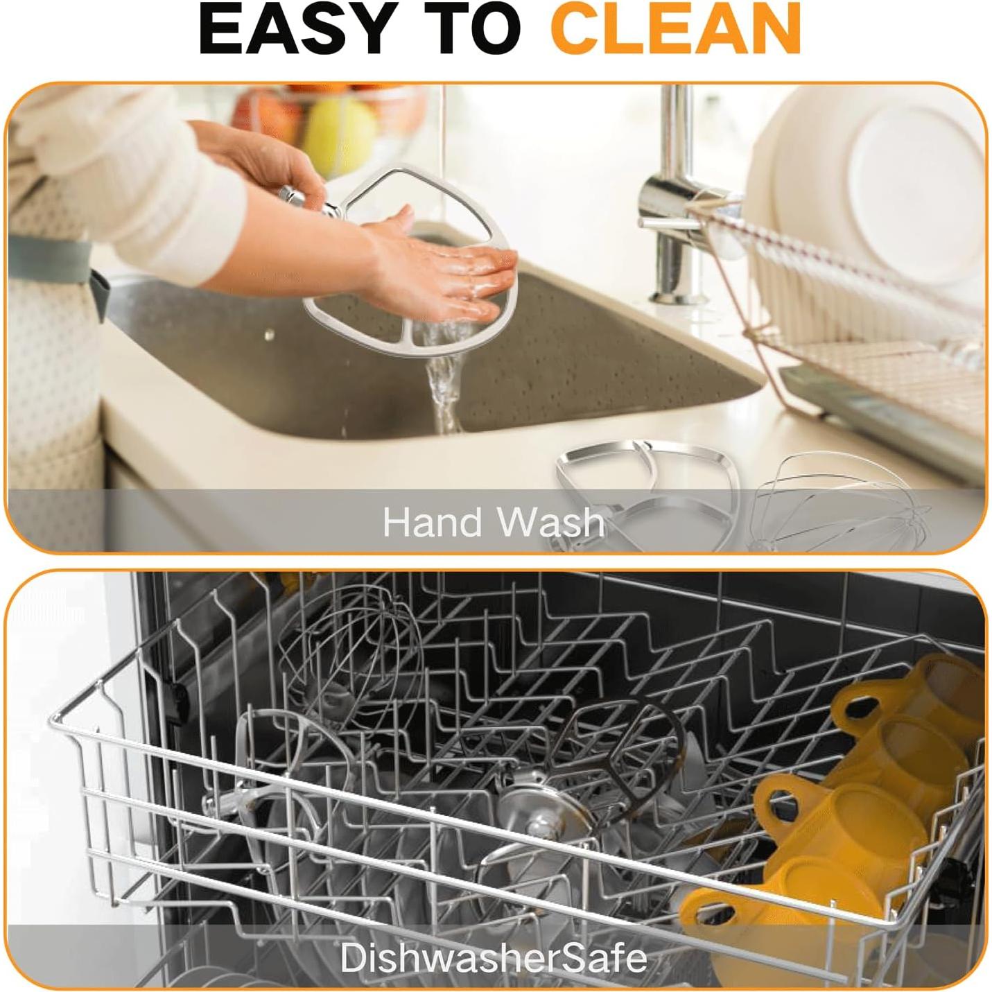 Accesorios de Mezclador KitchenAid 3 Piezas Acero Inoxidable 6QT