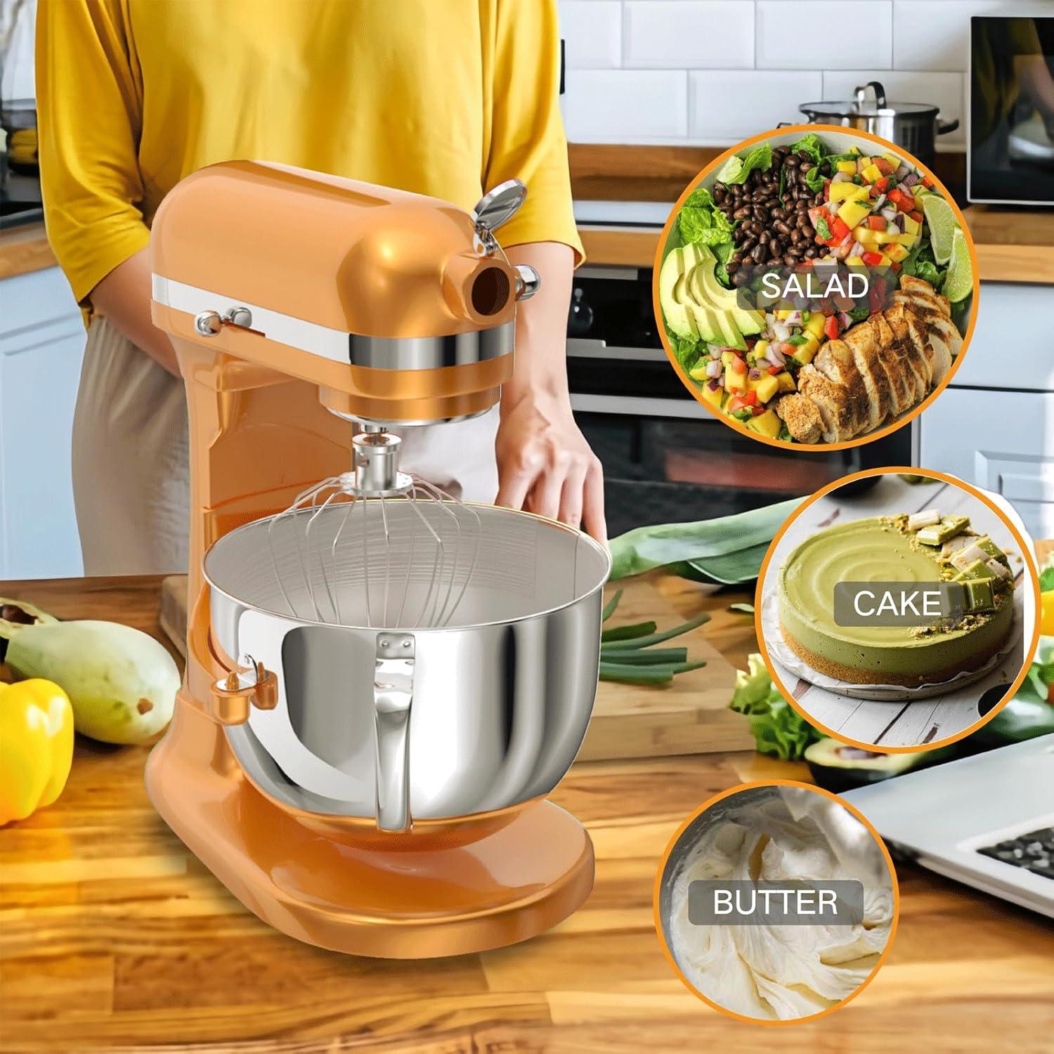 Accesorios de Mezclador KitchenAid 3 Piezas Acero Inoxidable 6QT