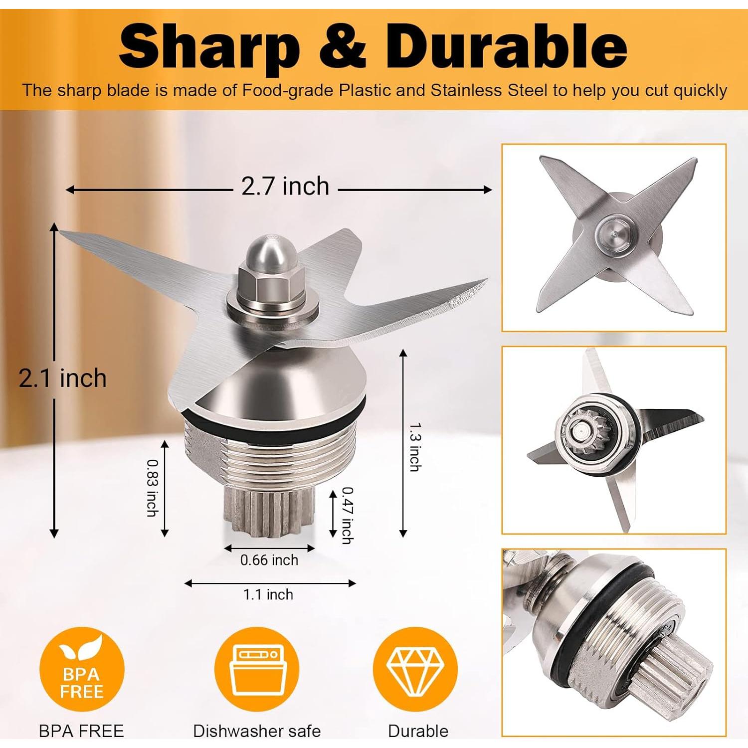 Cuchilla Húmeda de Reemplazo Vitamix 5200 - Acero Inoxidable