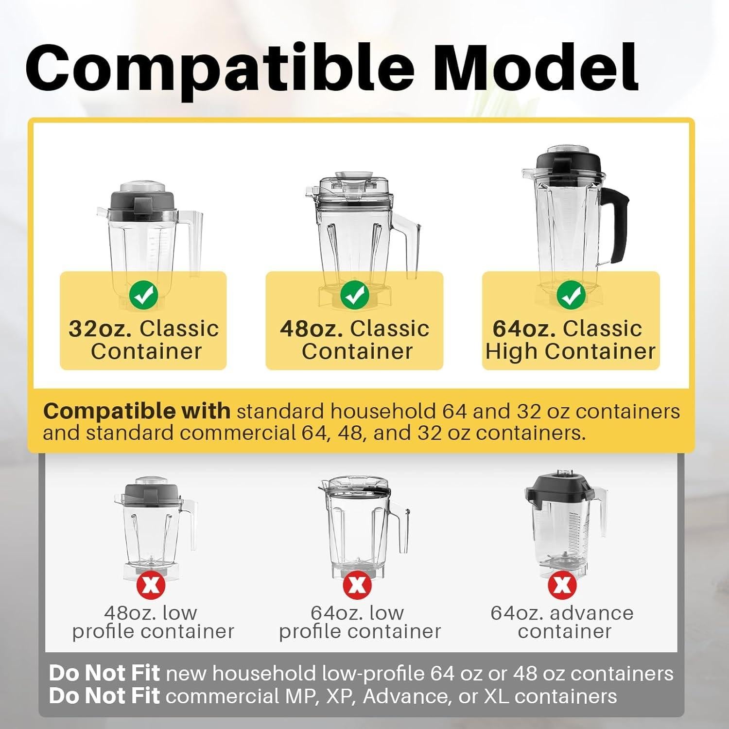Piezas de Repuesto para Licuadora Vitamix 5200/6300 - Cuchilla 64oz/32oz