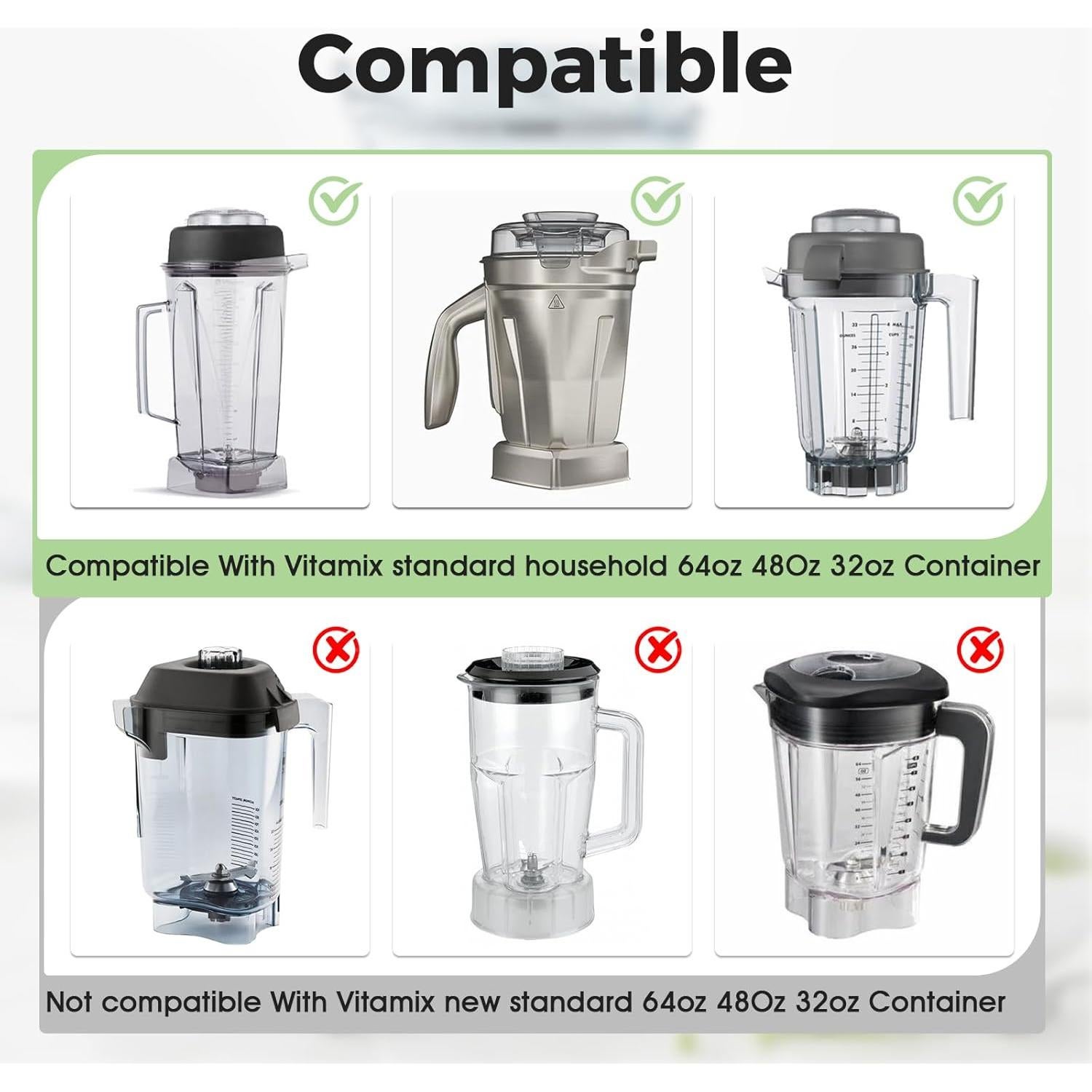 Kit de Reemplazo de Cuchilla DRELD para Licuadora 4 Cuchillas