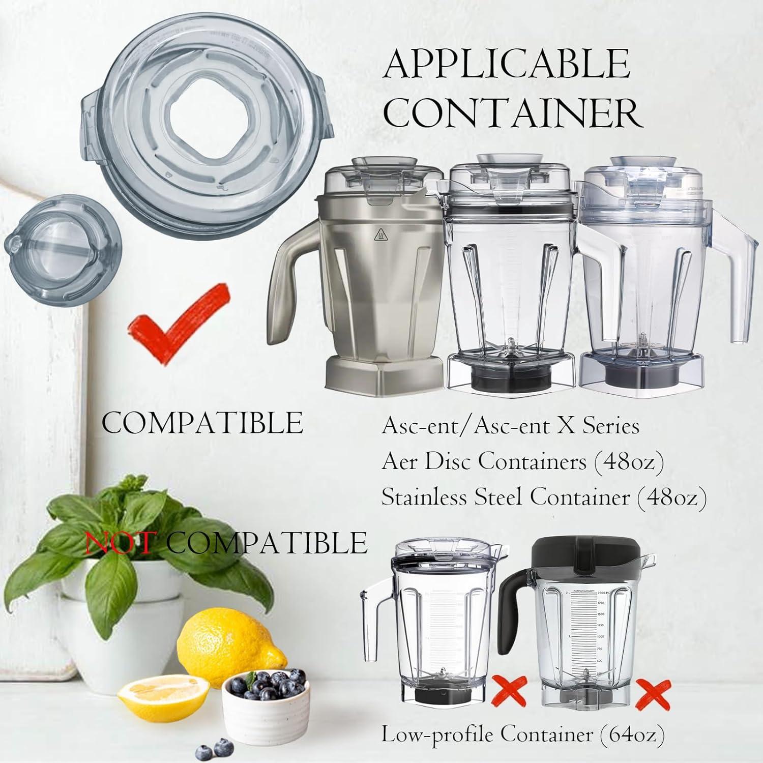 Tapa de Licuadora Sacumea 48oz Compatible A3500 A2500