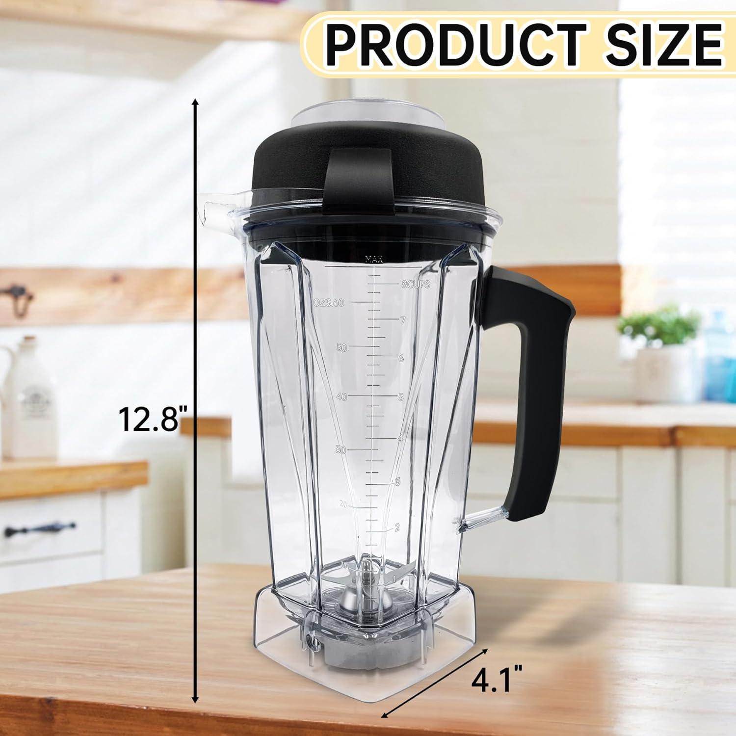 Jarra de Licuadora 64oz Fenluqi para Vitamix 750 780 5000