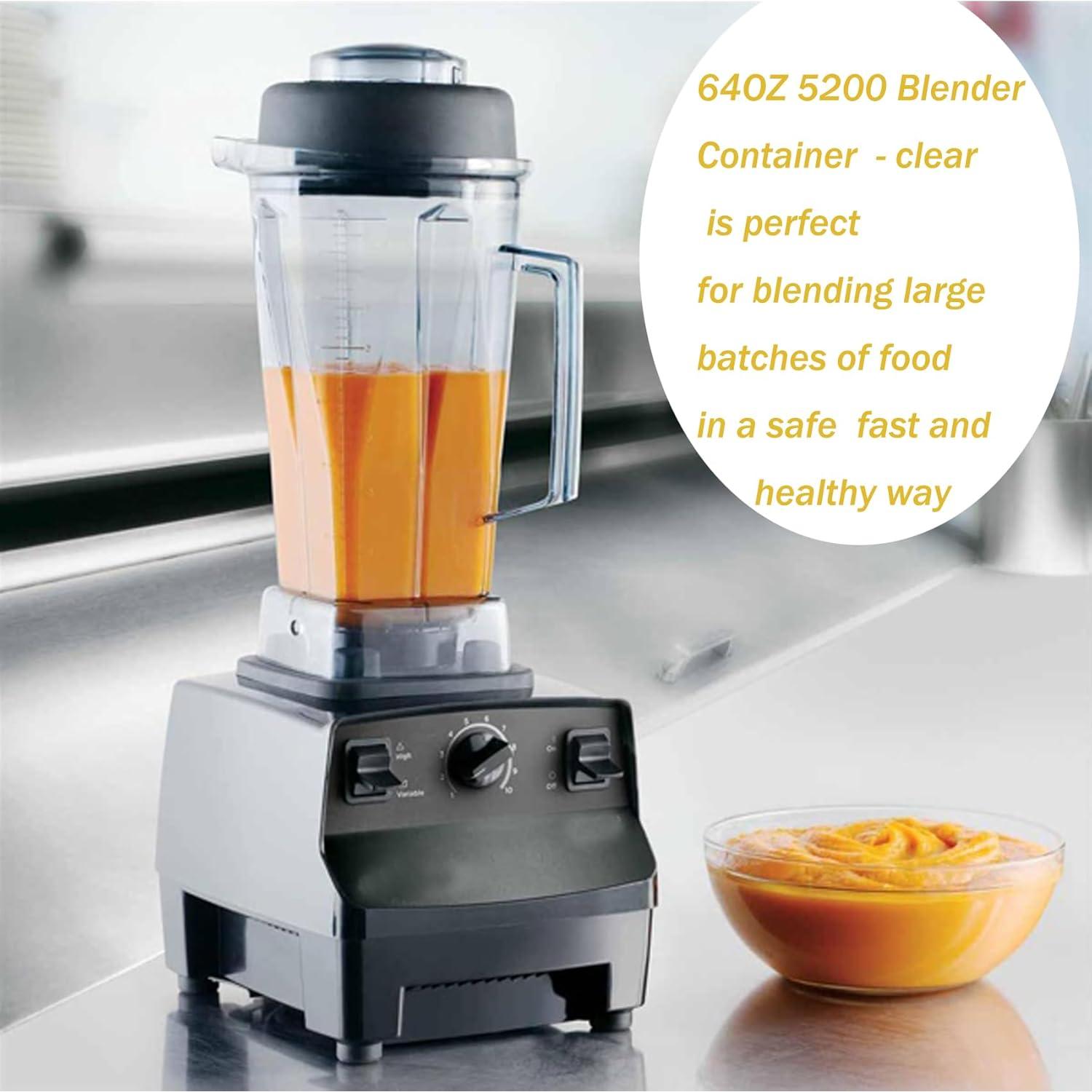 Jarra de licuadora Bxmgr 1.81L clara compatible Vitamix