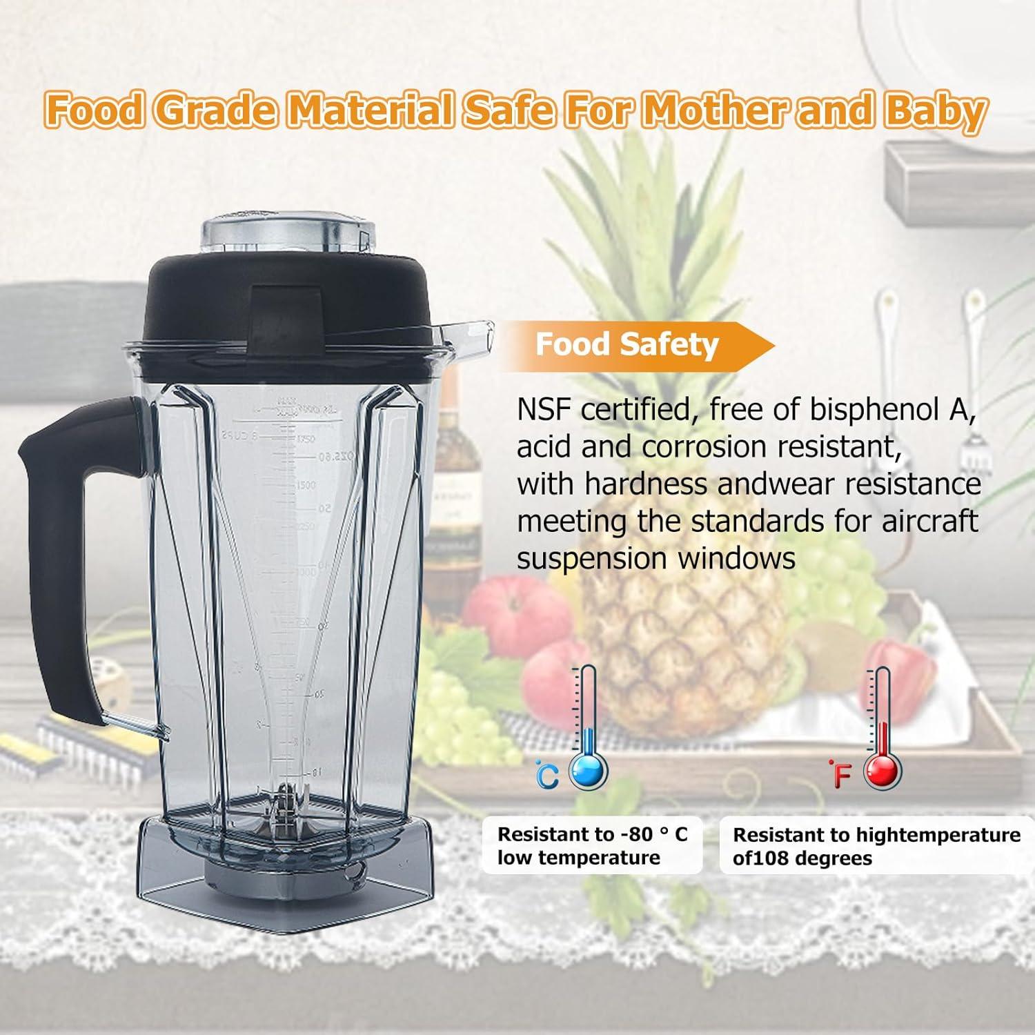 Jarra de Licuadora Vitamix 64oz Reemplazo para Modelos 5200 5000 6500