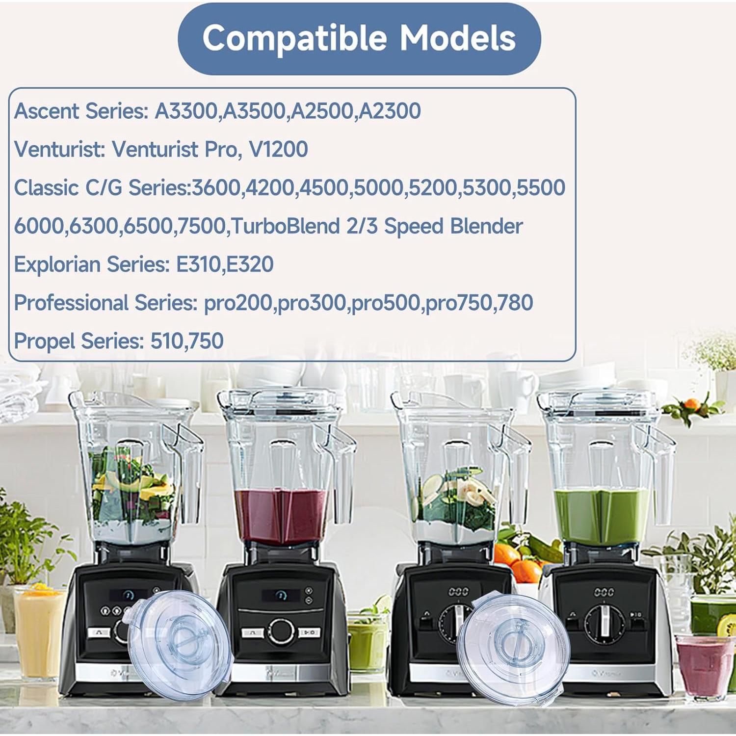 Tapa de licuadora ELIUNG 64 oz perfil bajo BPA libre