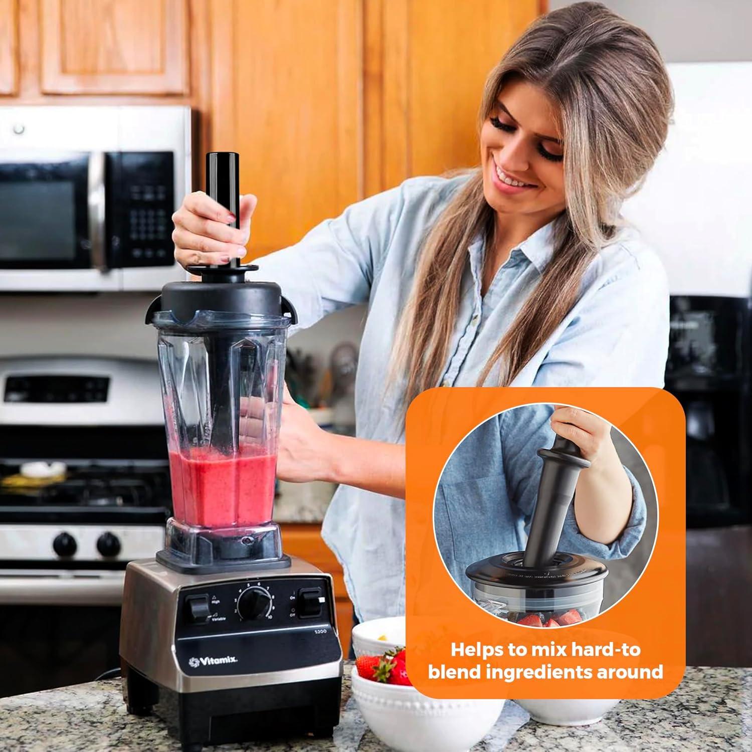 Reemplazo de Émbolo Negro para Licuadora Vitamix 1.89L