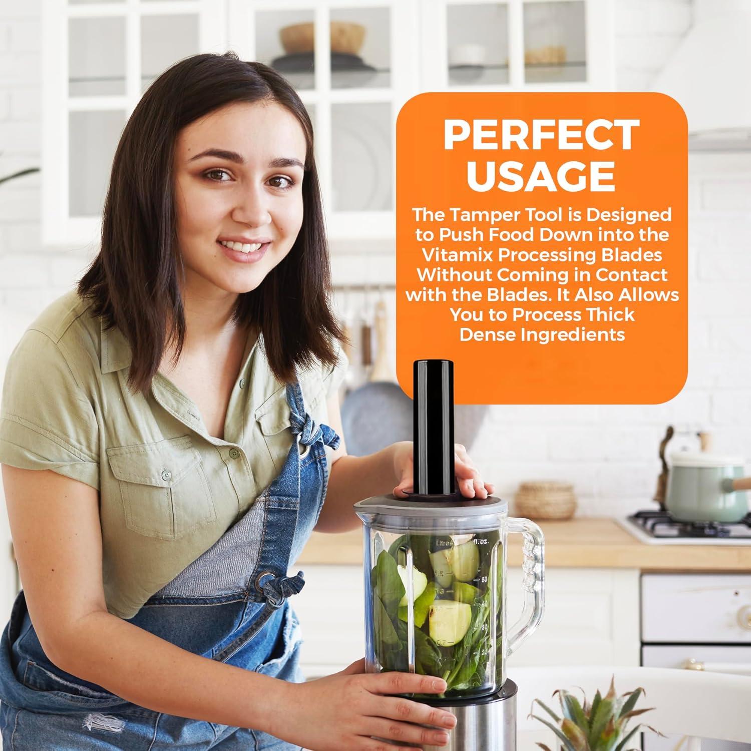 Reemplazo de Émbolo Negro para Licuadora Vitamix 1.89L