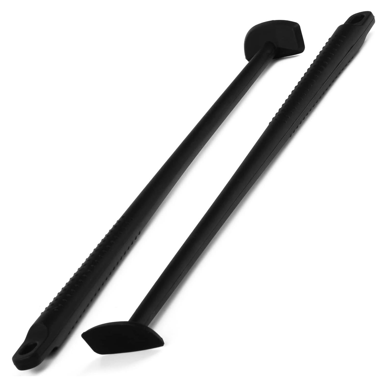 Espátula de Silicona IMPRESA 35.56 cm Negra 2-Pack para Batidora