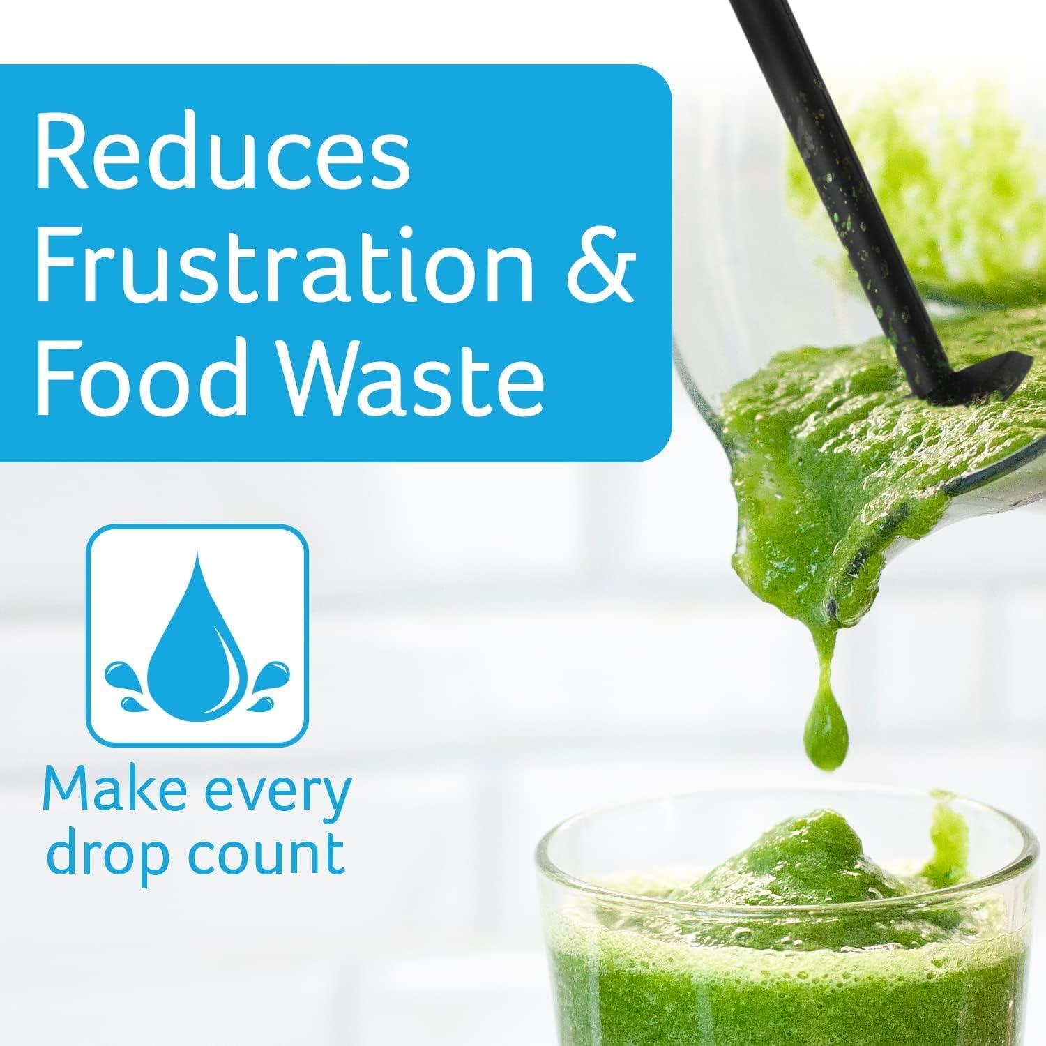 Espátula de Silicona IMPRESA 35.56 cm Negra 2-Pack para Batidora