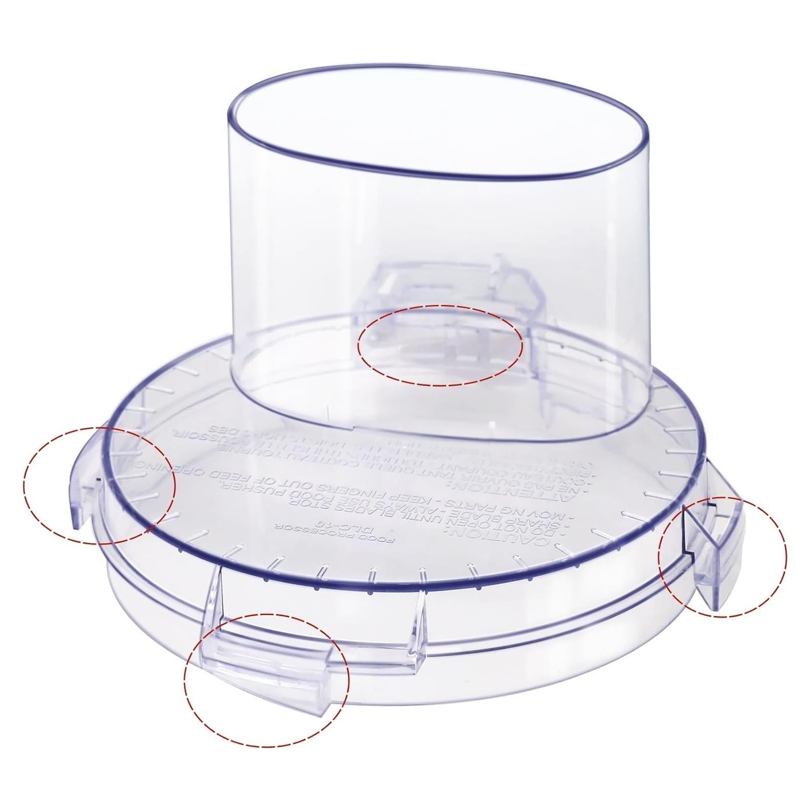 Cubierta de Tazón de Trabajo Cuisinart DLC-117BGTXT-1 7 Tazas