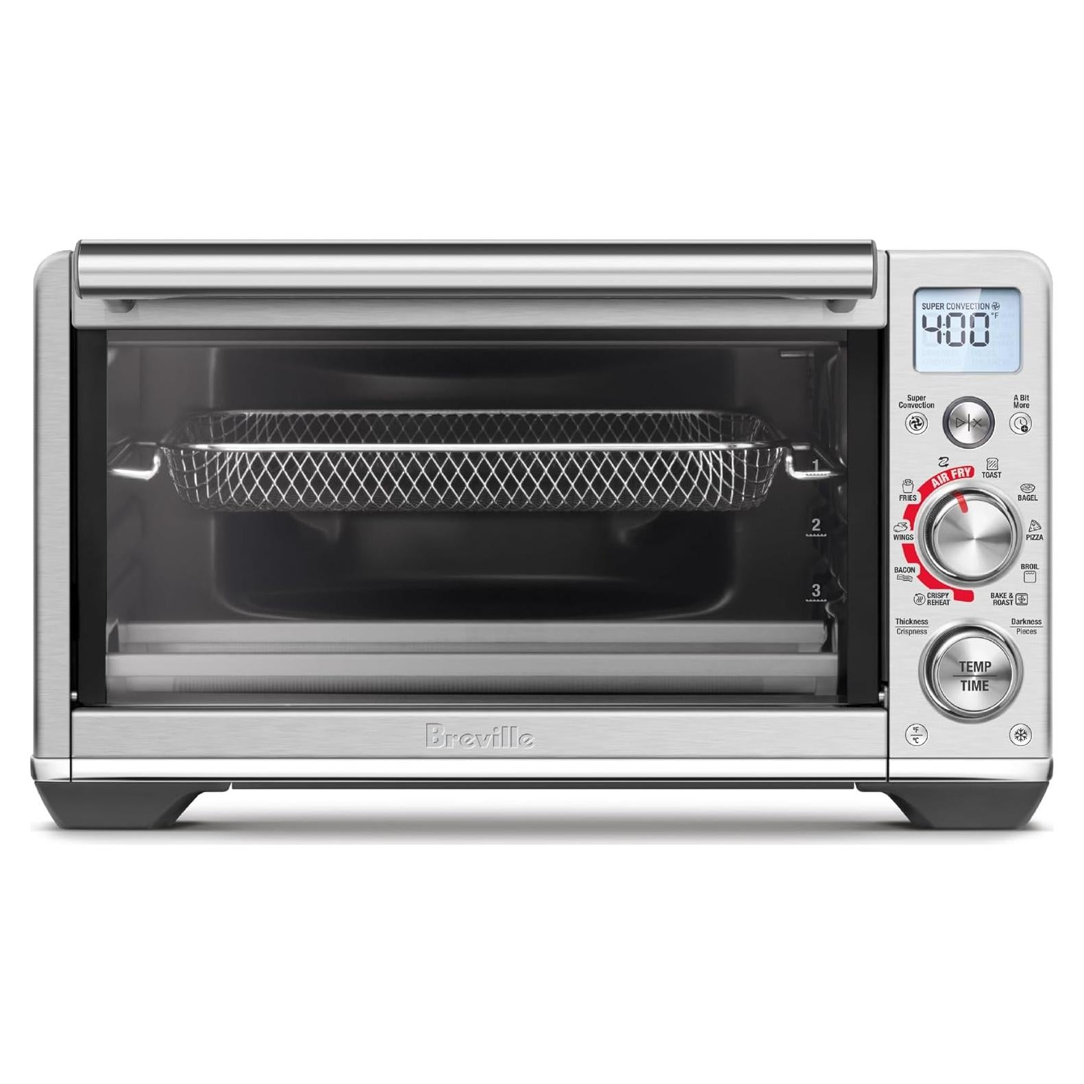 Horno Inteligente Breville Air Fryer Compacto 1800W Acero Inoxidable