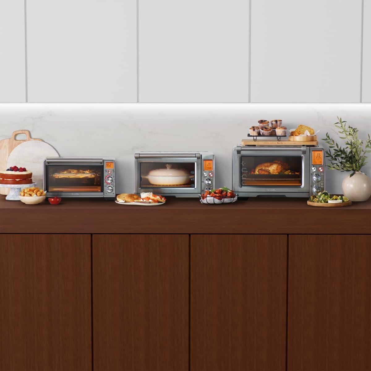 Horno Inteligente Breville Air Fryer Compacto 1800W Acero Inoxidable